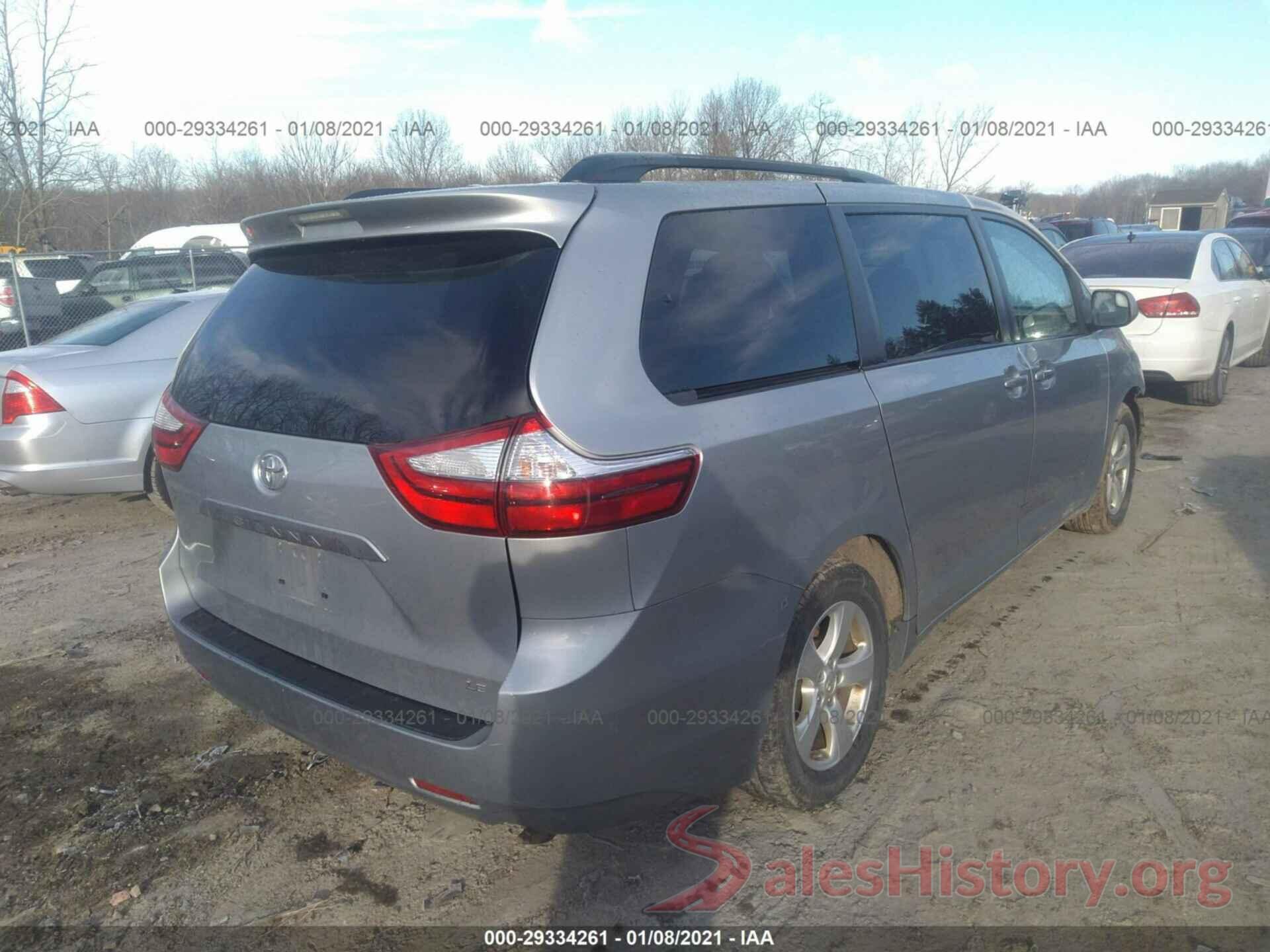 5TDKK3DCXGS695734 2016 TOYOTA SIENNA