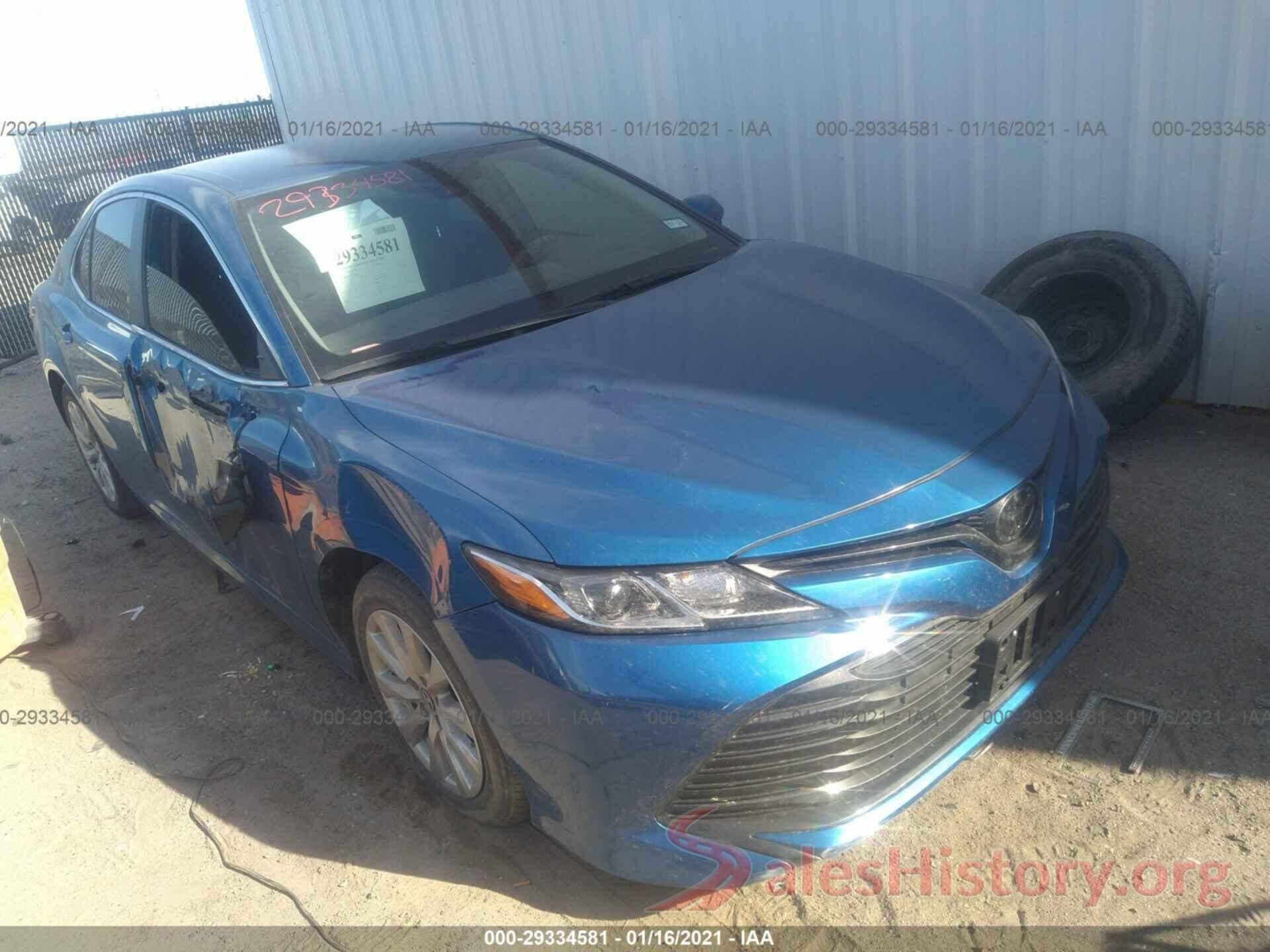 4T1B11HK7KU281741 2019 TOYOTA CAMRY