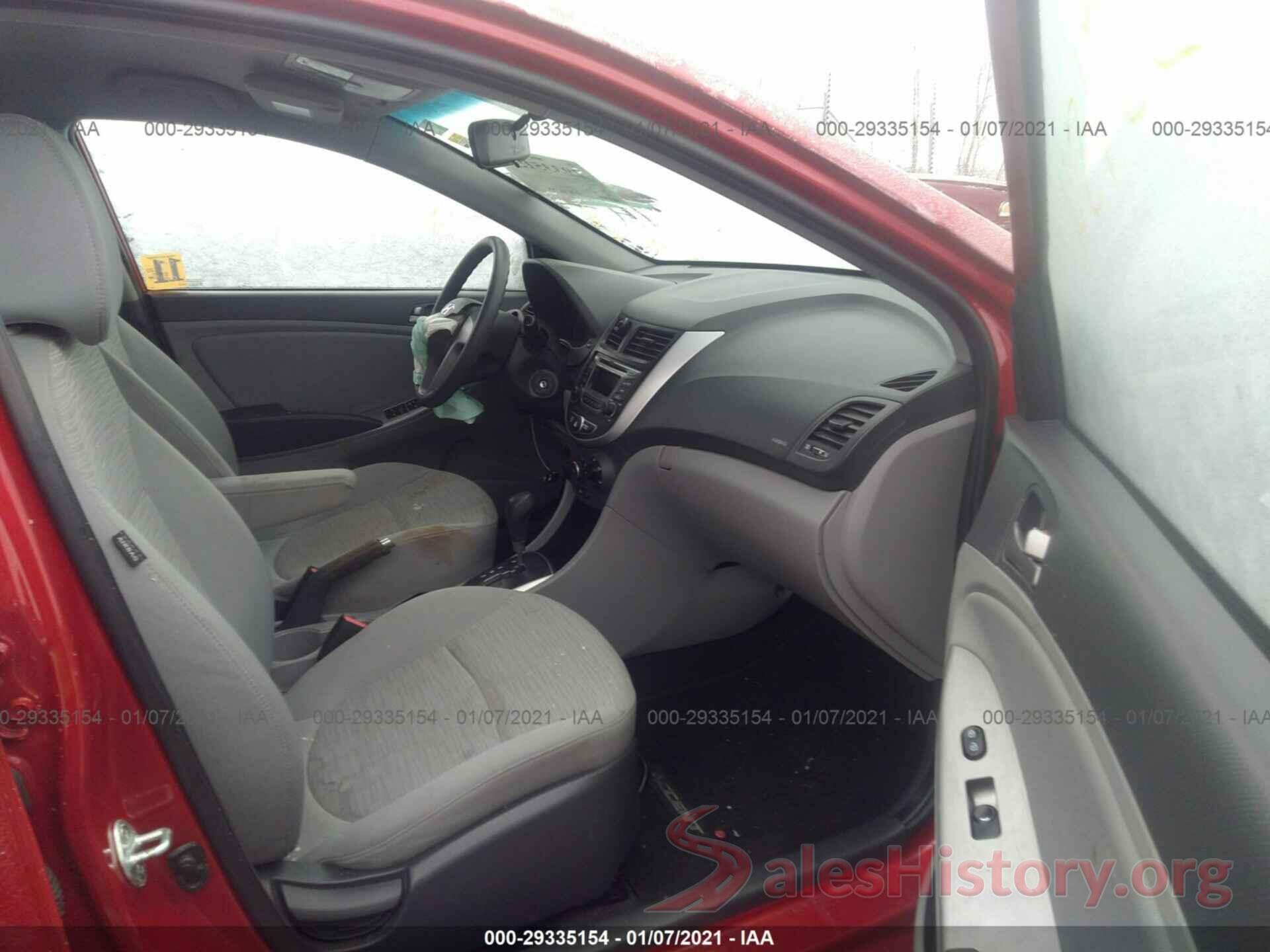 KMHCT4AE6GU154703 2016 HYUNDAI ACCENT