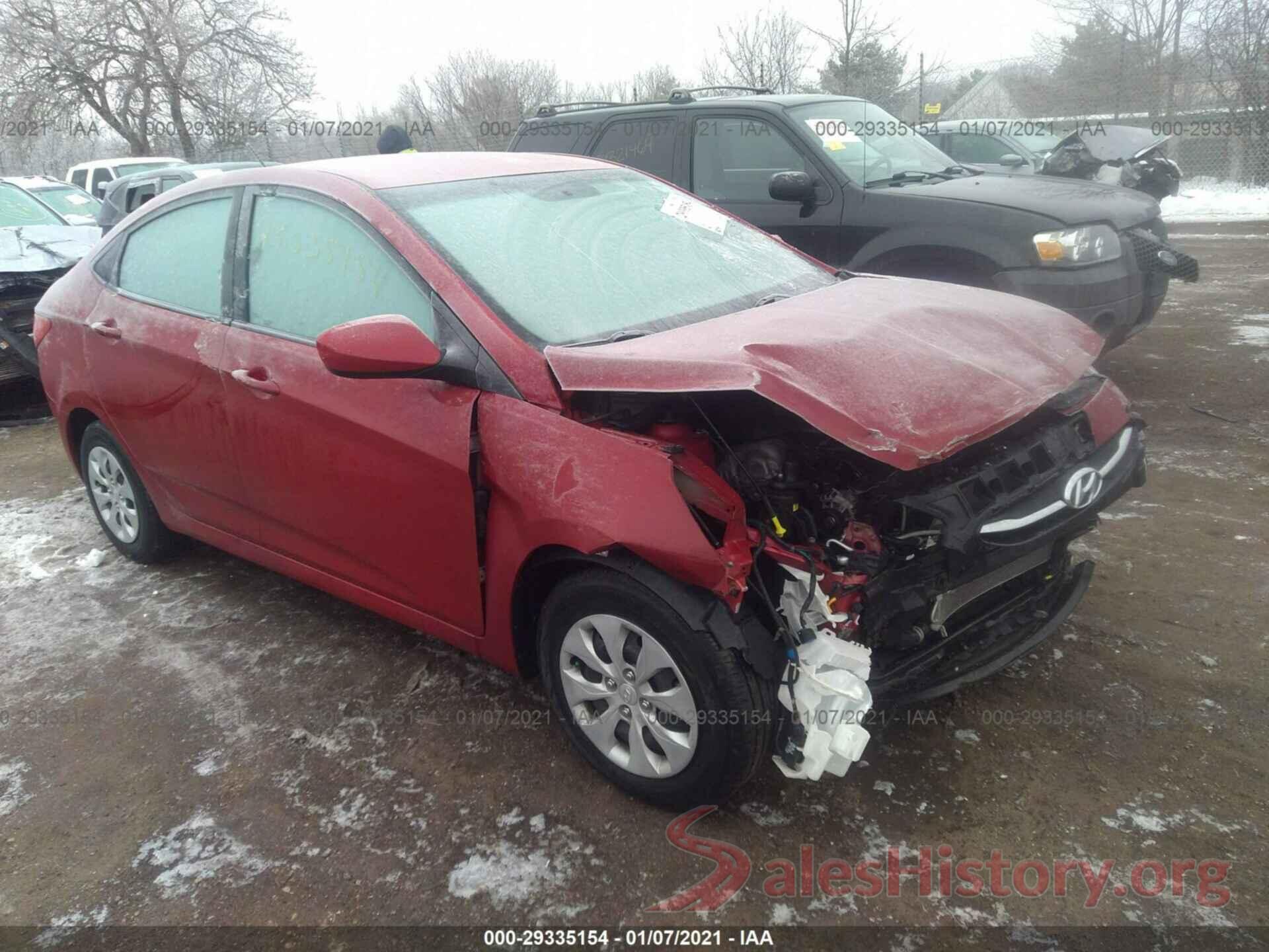 KMHCT4AE6GU154703 2016 HYUNDAI ACCENT