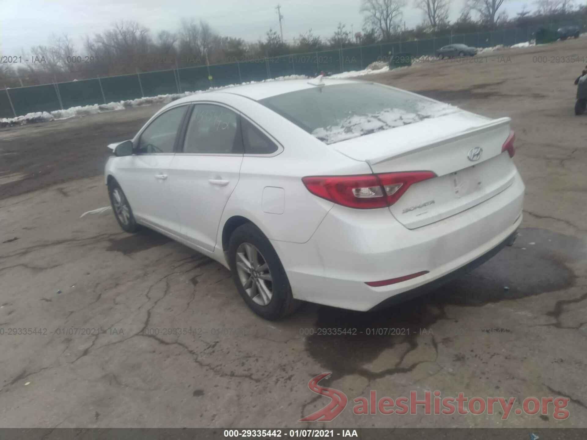 5NPE24AF5GH372974 2016 HYUNDAI SONATA