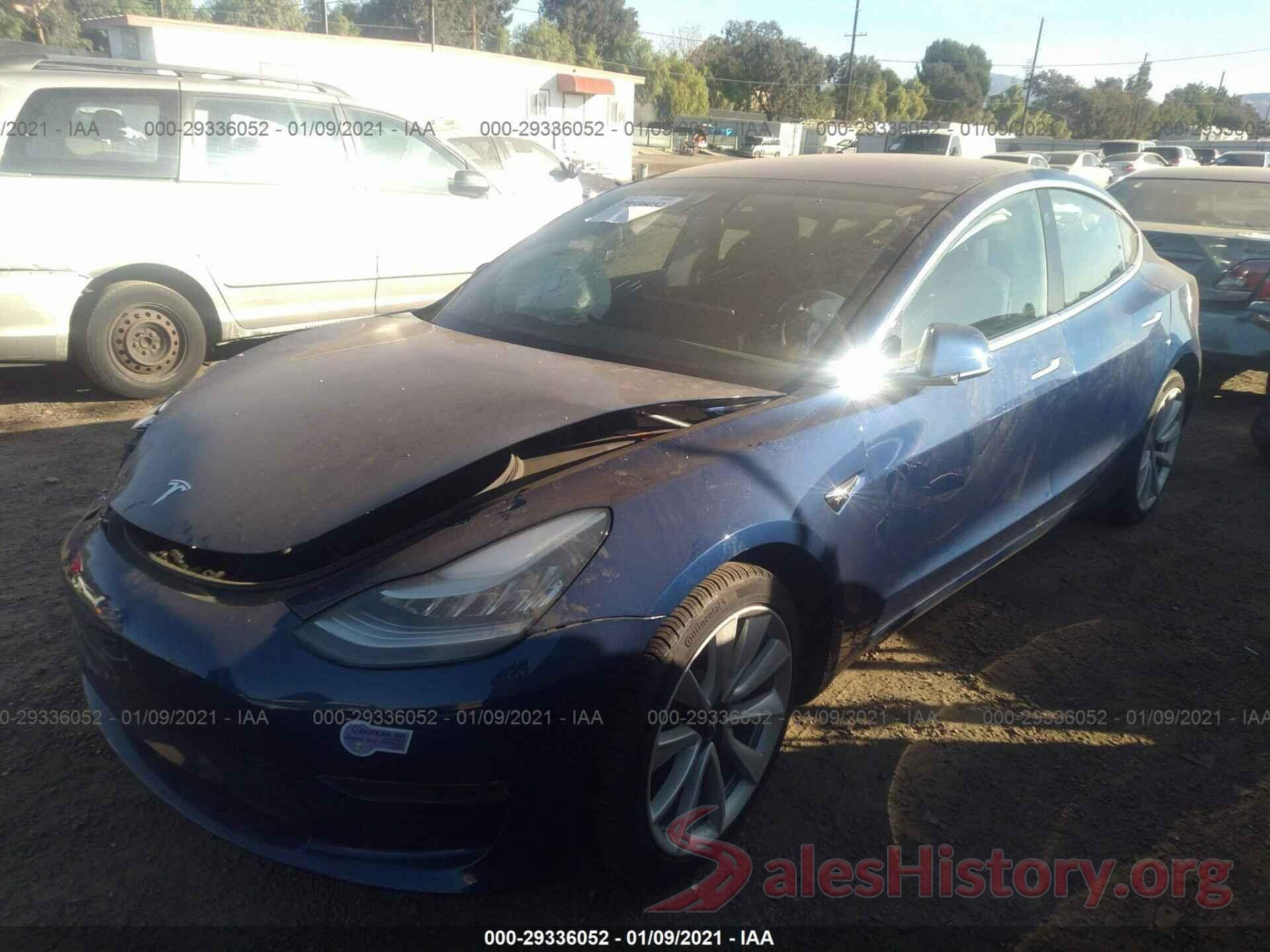 5YJ3E1EA2KF301220 2019 TESLA MODEL 3