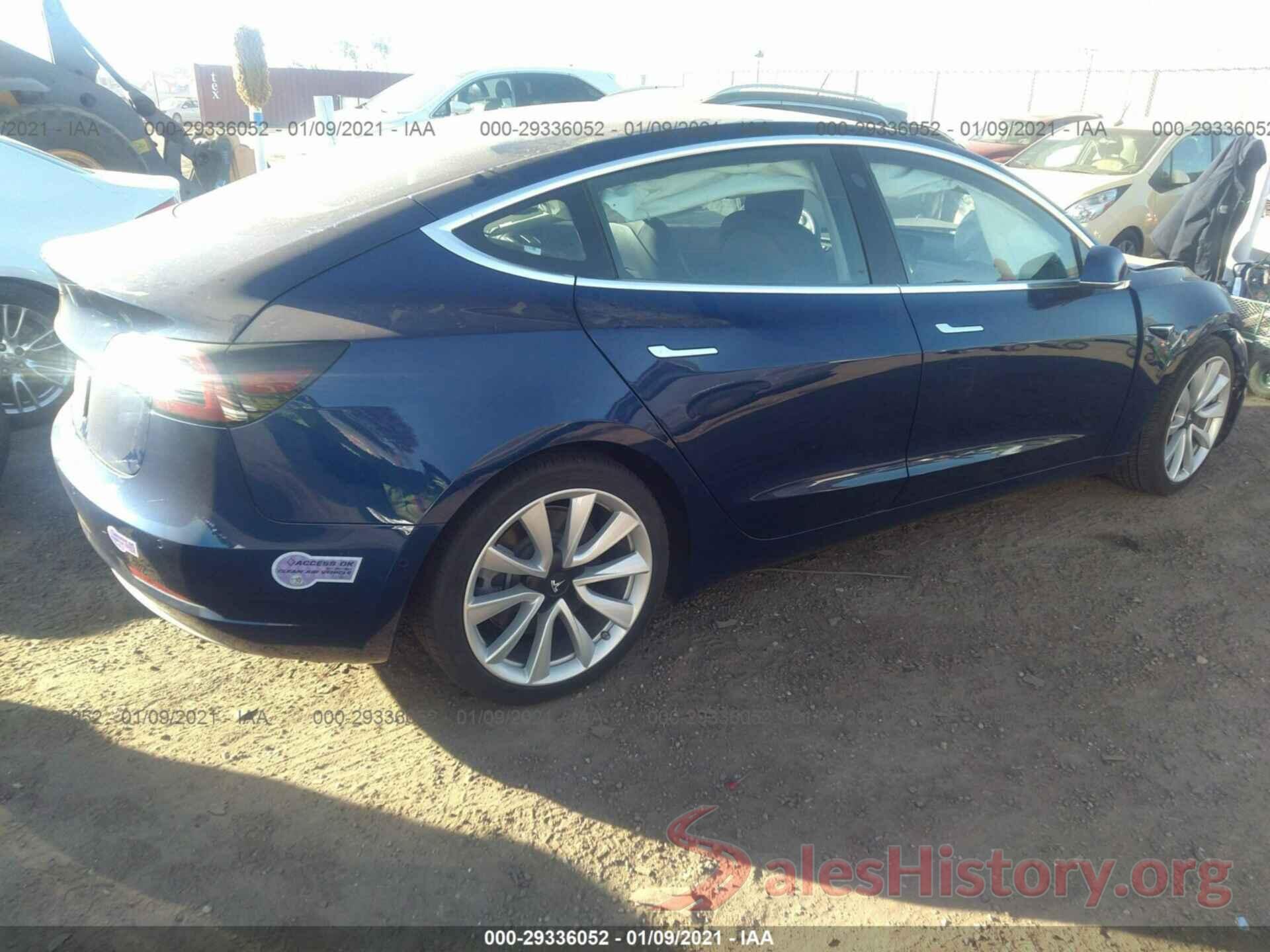 5YJ3E1EA2KF301220 2019 TESLA MODEL 3