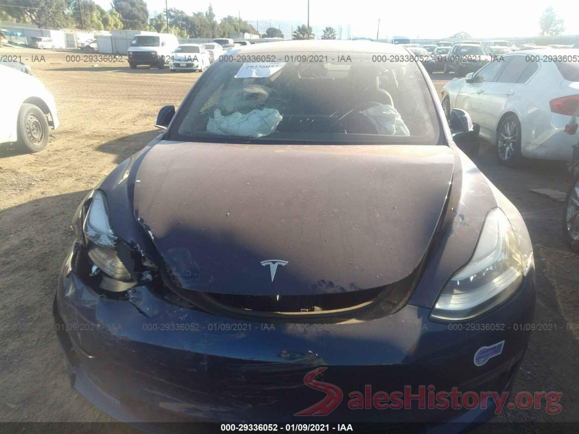 5YJ3E1EA2KF301220 2019 TESLA MODEL 3