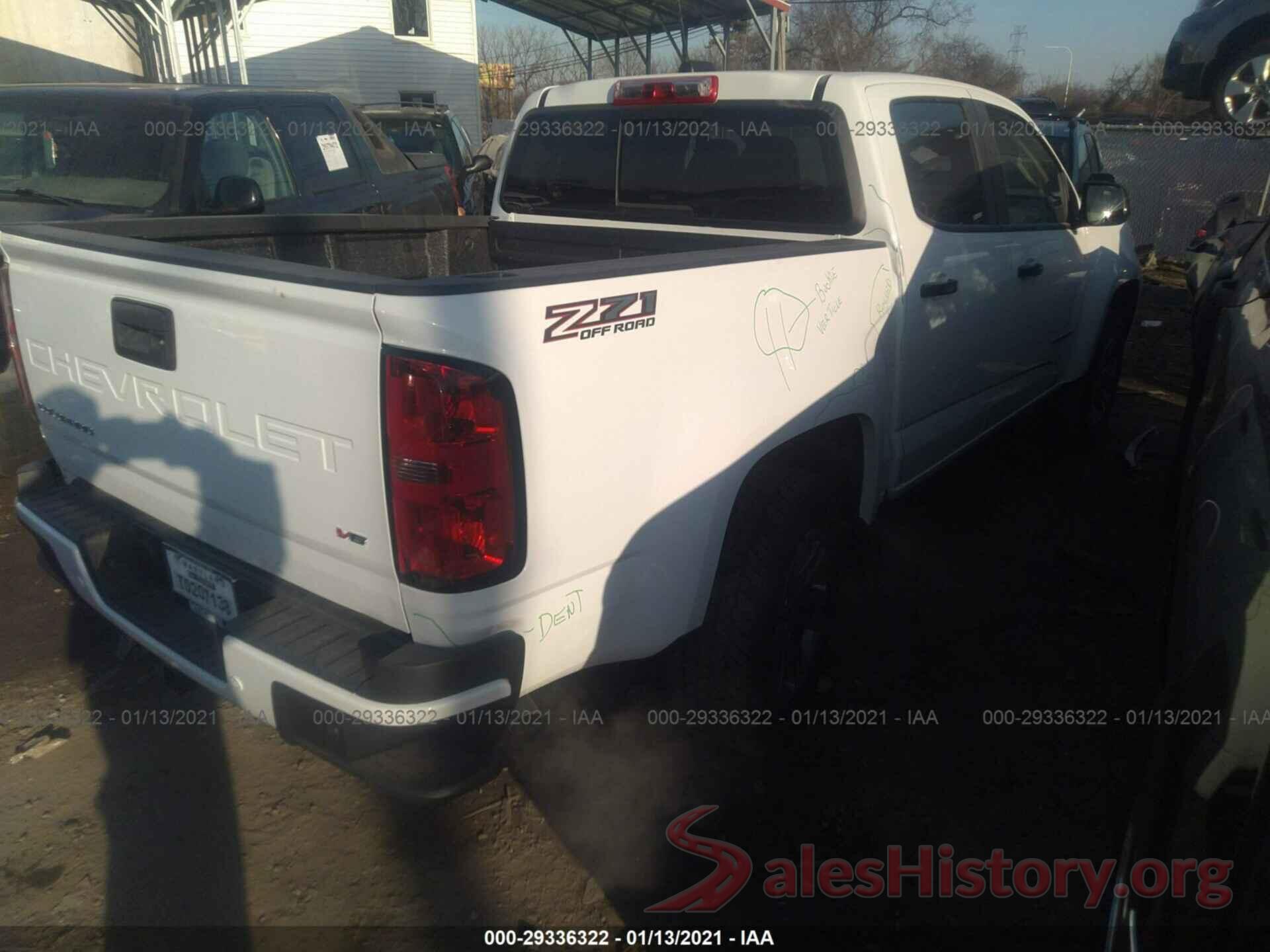 1GCGTDEN1M1130516 2021 CHEVROLET COLORADO