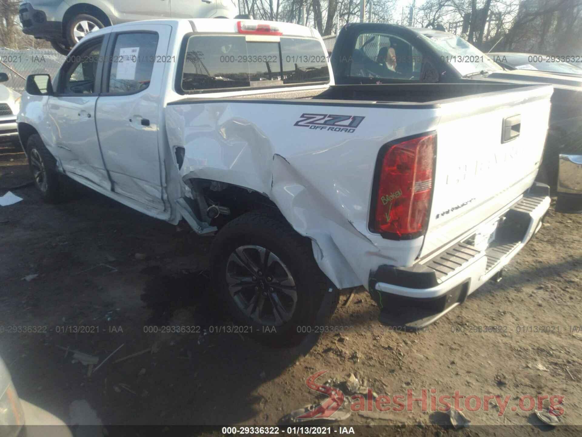 1GCGTDEN1M1130516 2021 CHEVROLET COLORADO