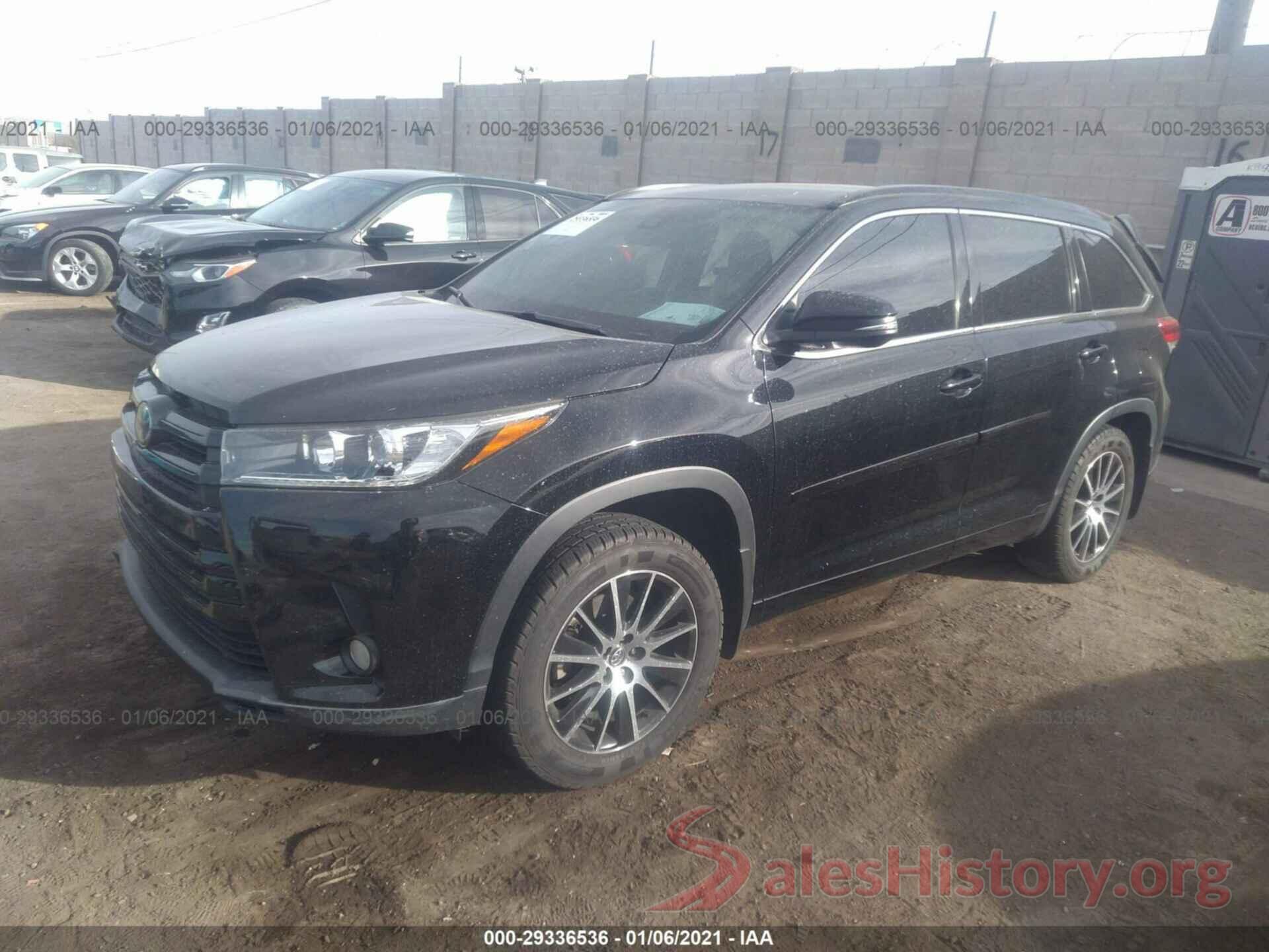 5TDJZRFH5HS361390 2017 TOYOTA HIGHLANDER