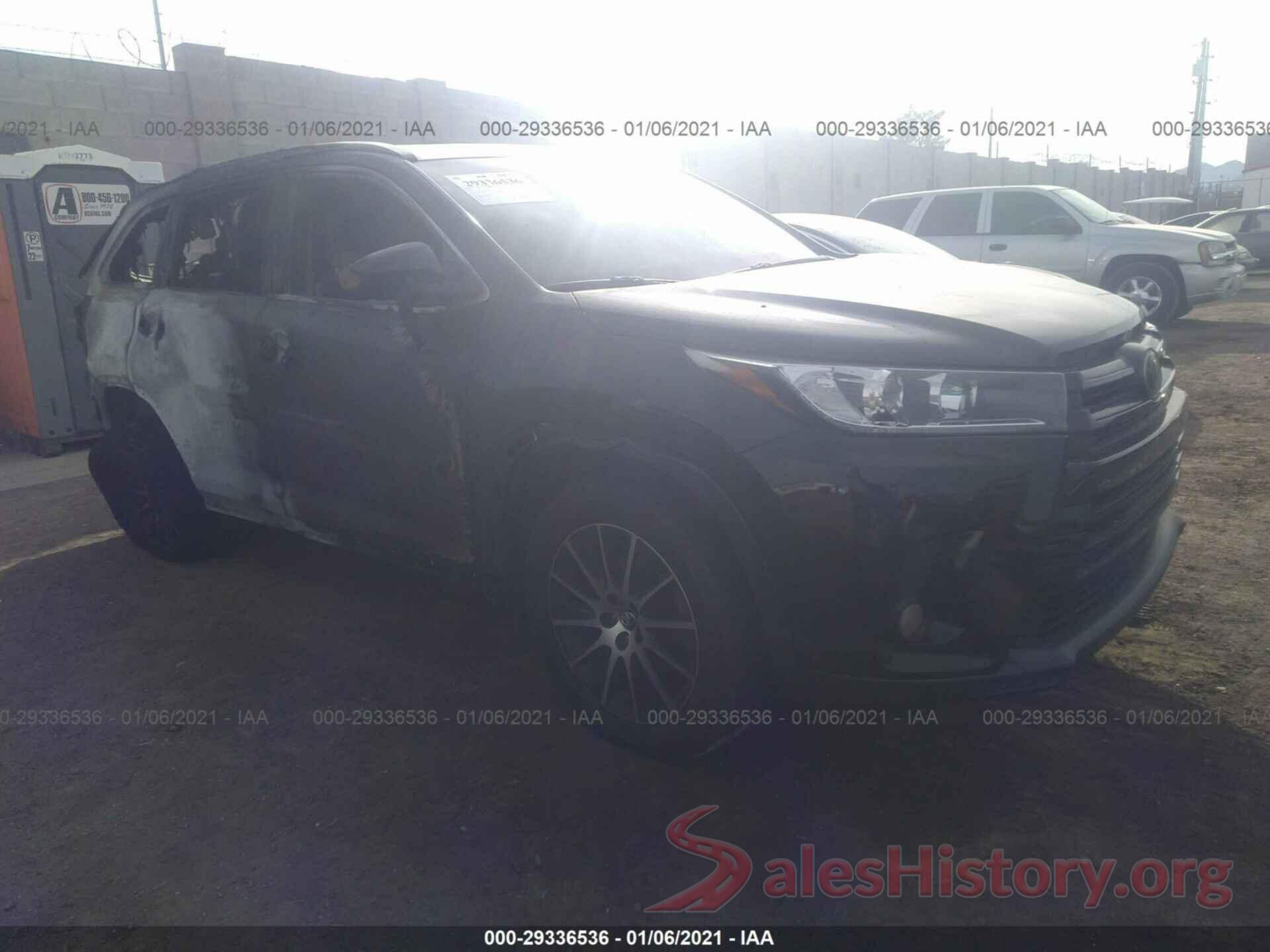 5TDJZRFH5HS361390 2017 TOYOTA HIGHLANDER