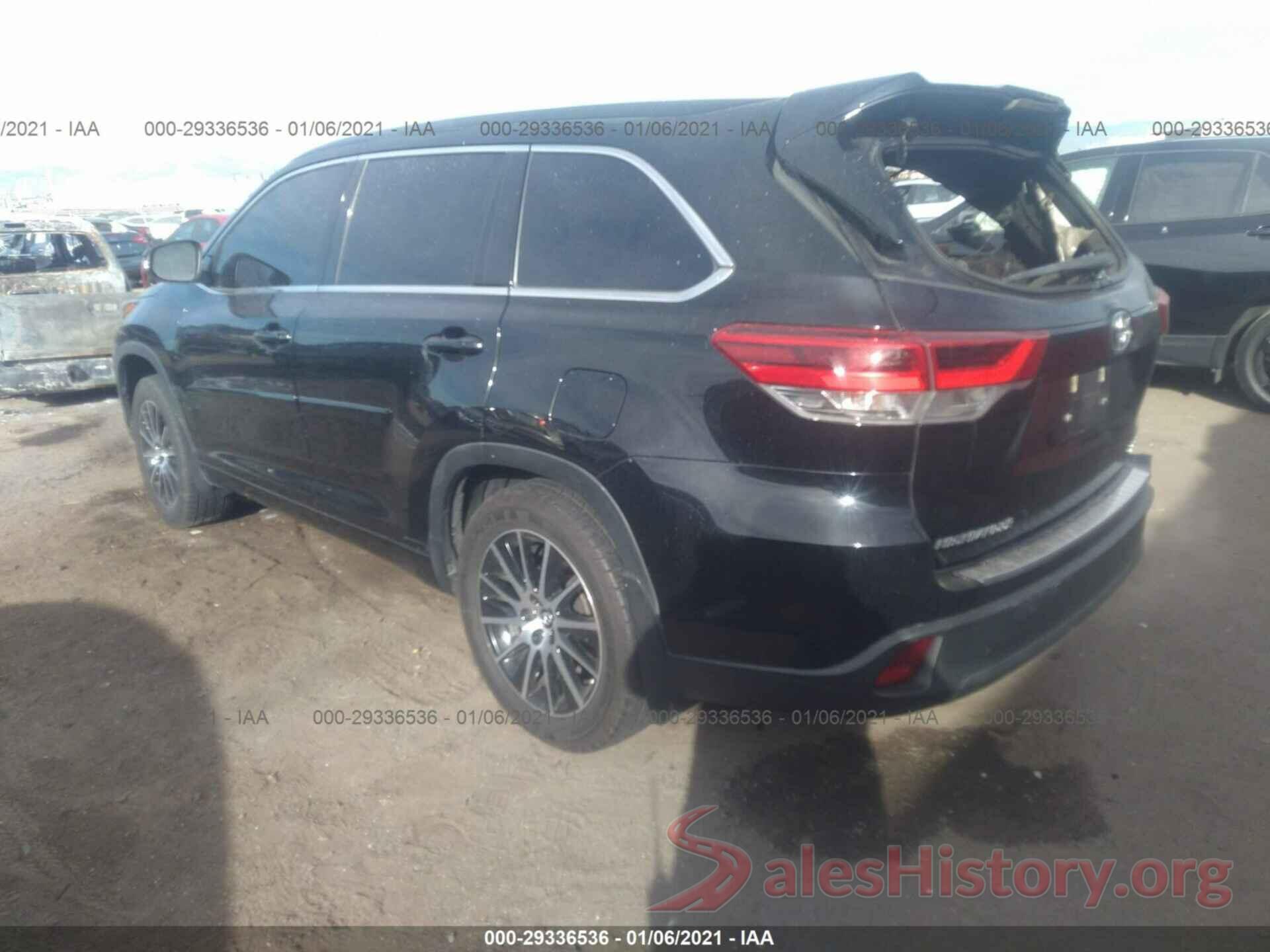 5TDJZRFH5HS361390 2017 TOYOTA HIGHLANDER