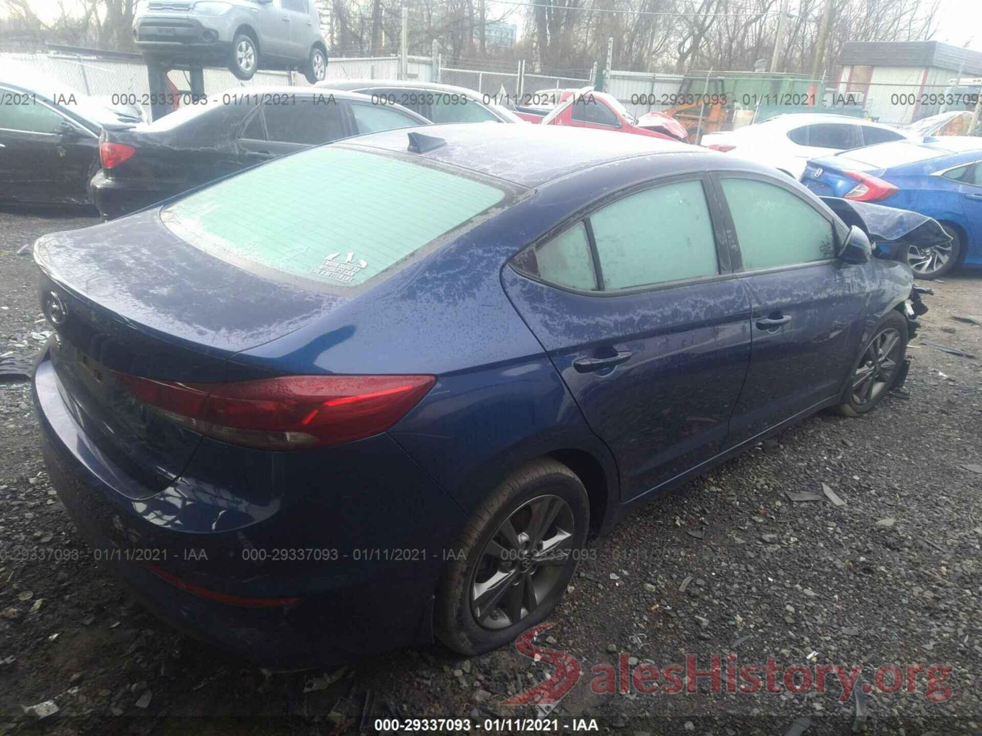 5NPD84LF0JH261019 2018 HYUNDAI ELANTRA