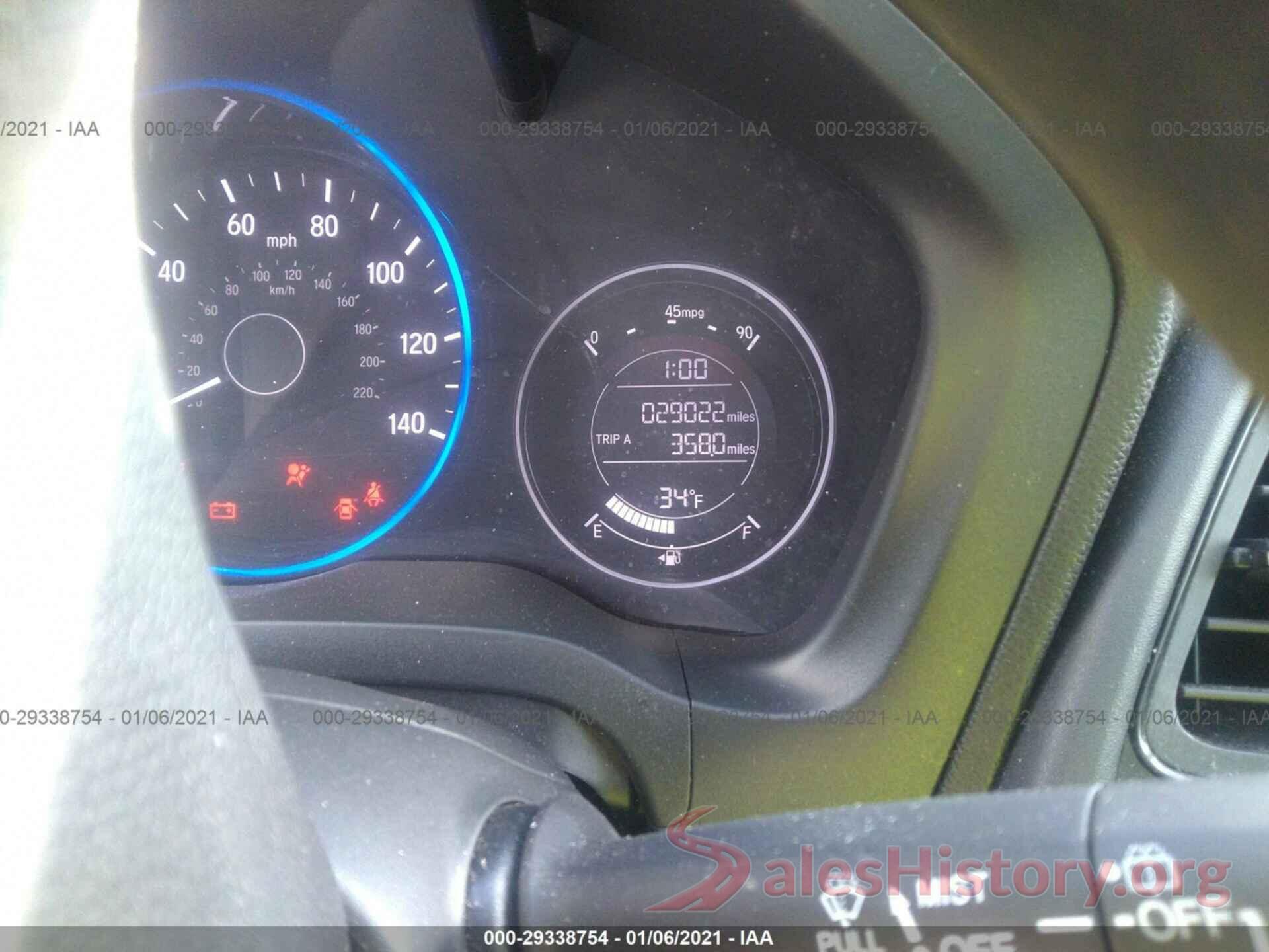 3CZRU6H36JM728766 2018 HONDA HR-V