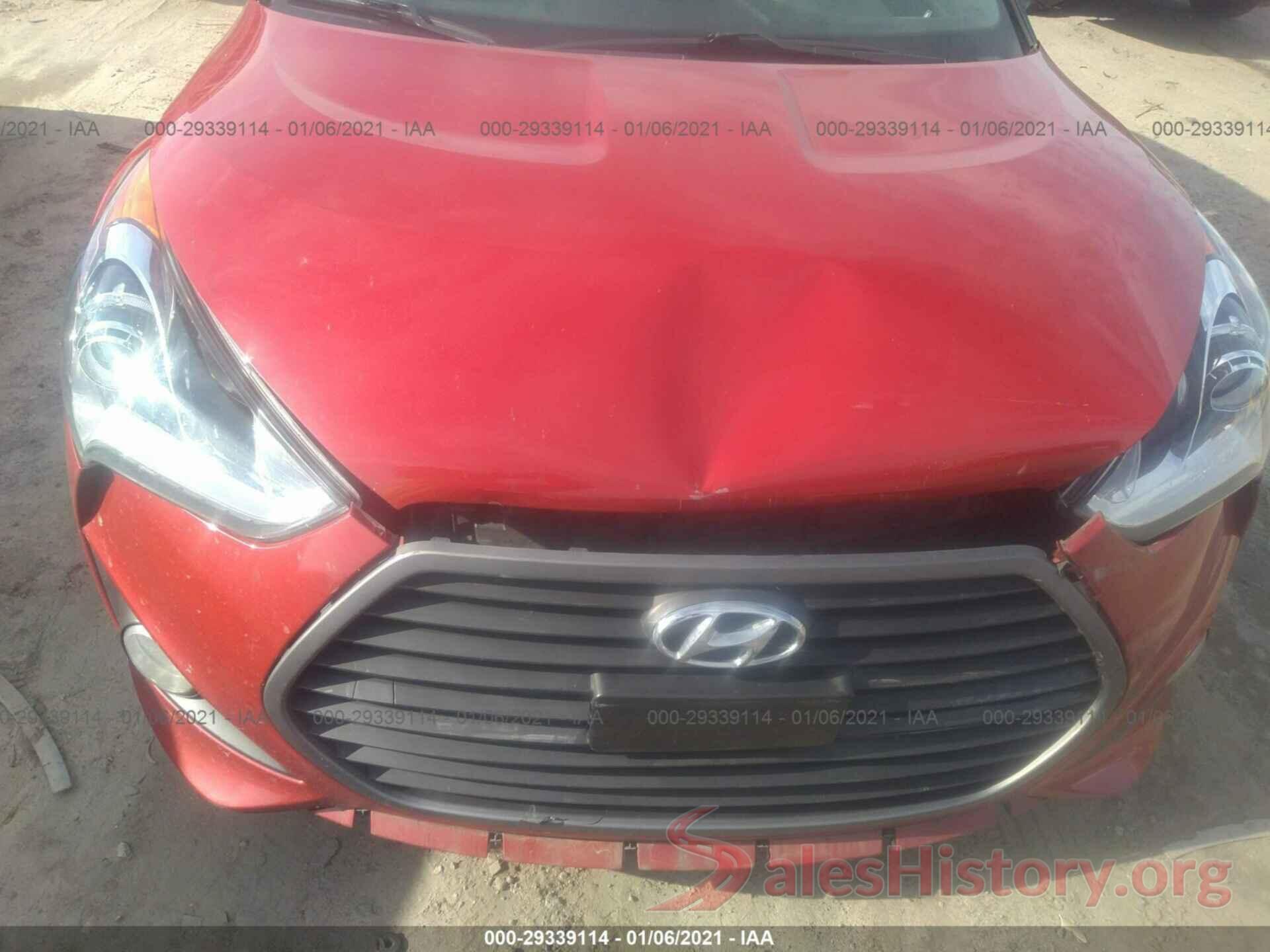 KMHTC6AE9GU294269 2016 HYUNDAI VELOSTER