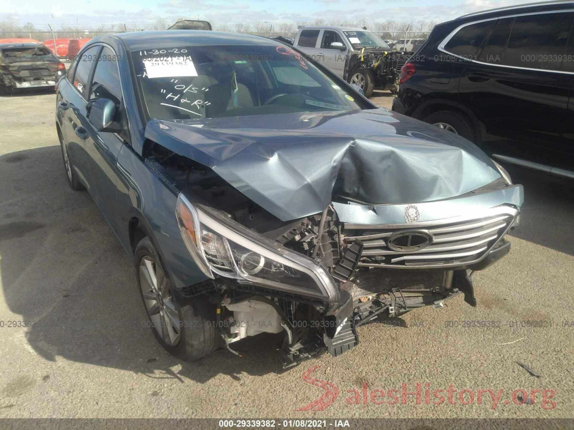 5NPE24AFXHH510865 2017 HYUNDAI SONATA