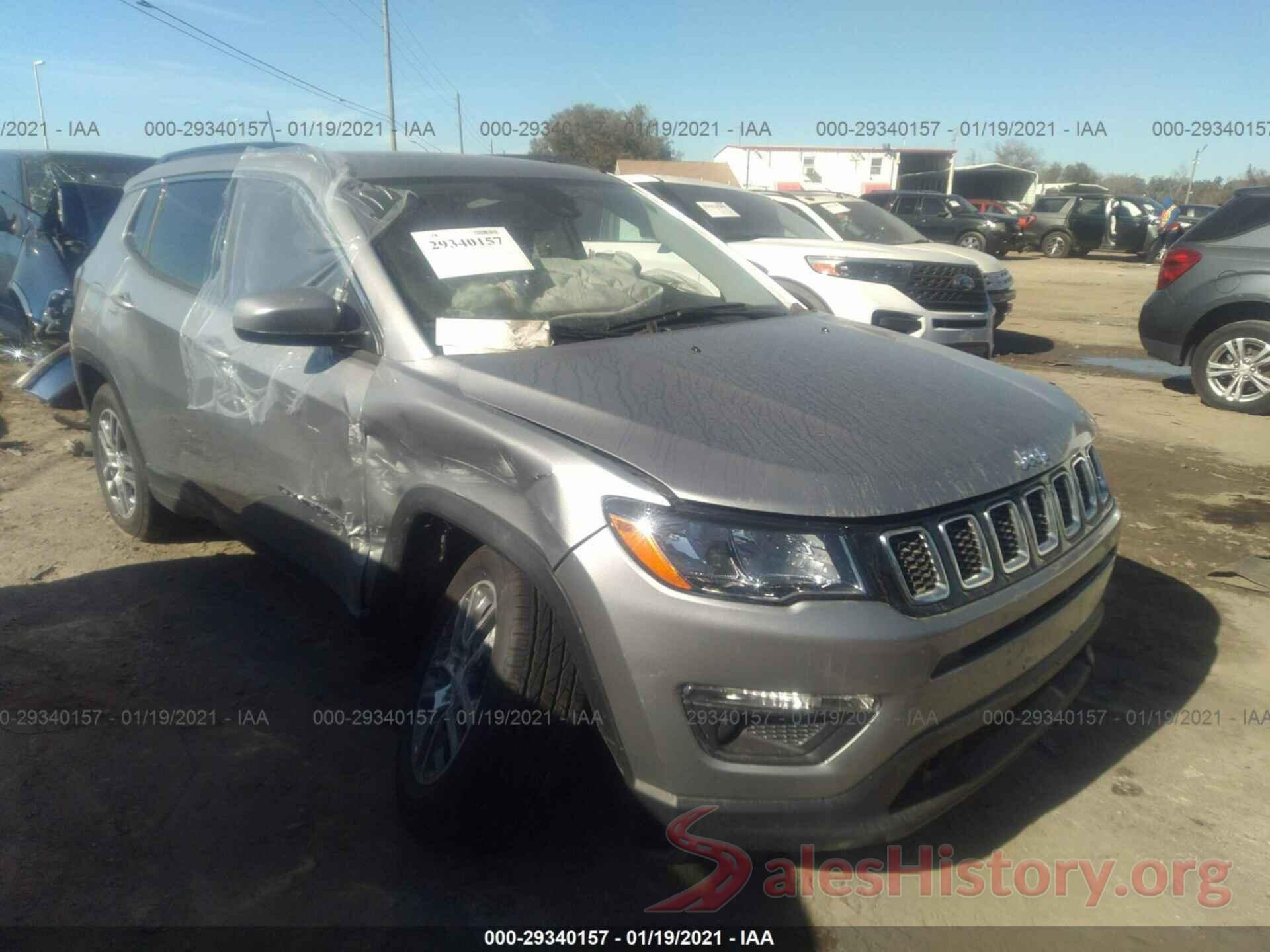 3C4NJCBB3LT256837 2020 JEEP COMPASS