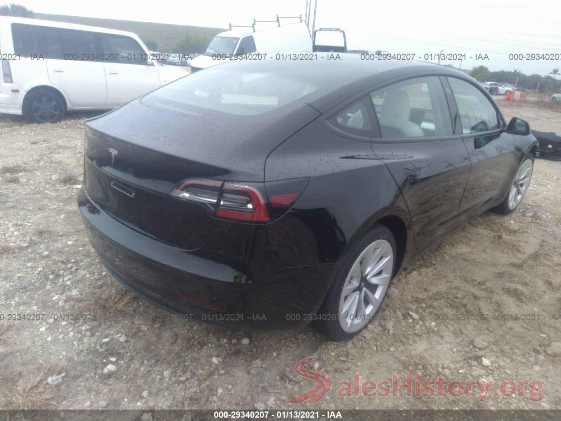 5YJ3E1EA4MF849920 2021 TESLA MODEL 3