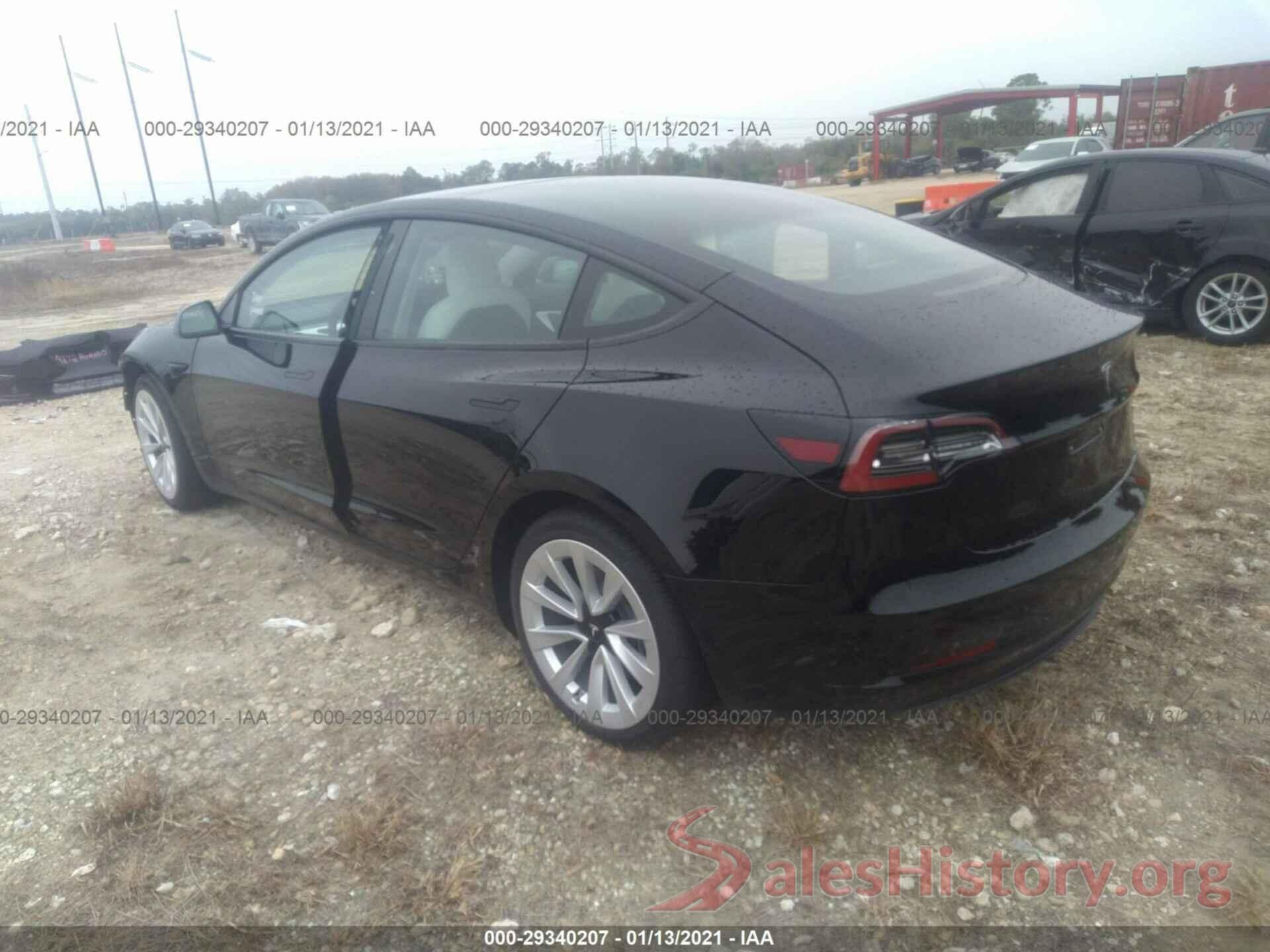 5YJ3E1EA4MF849920 2021 TESLA MODEL 3