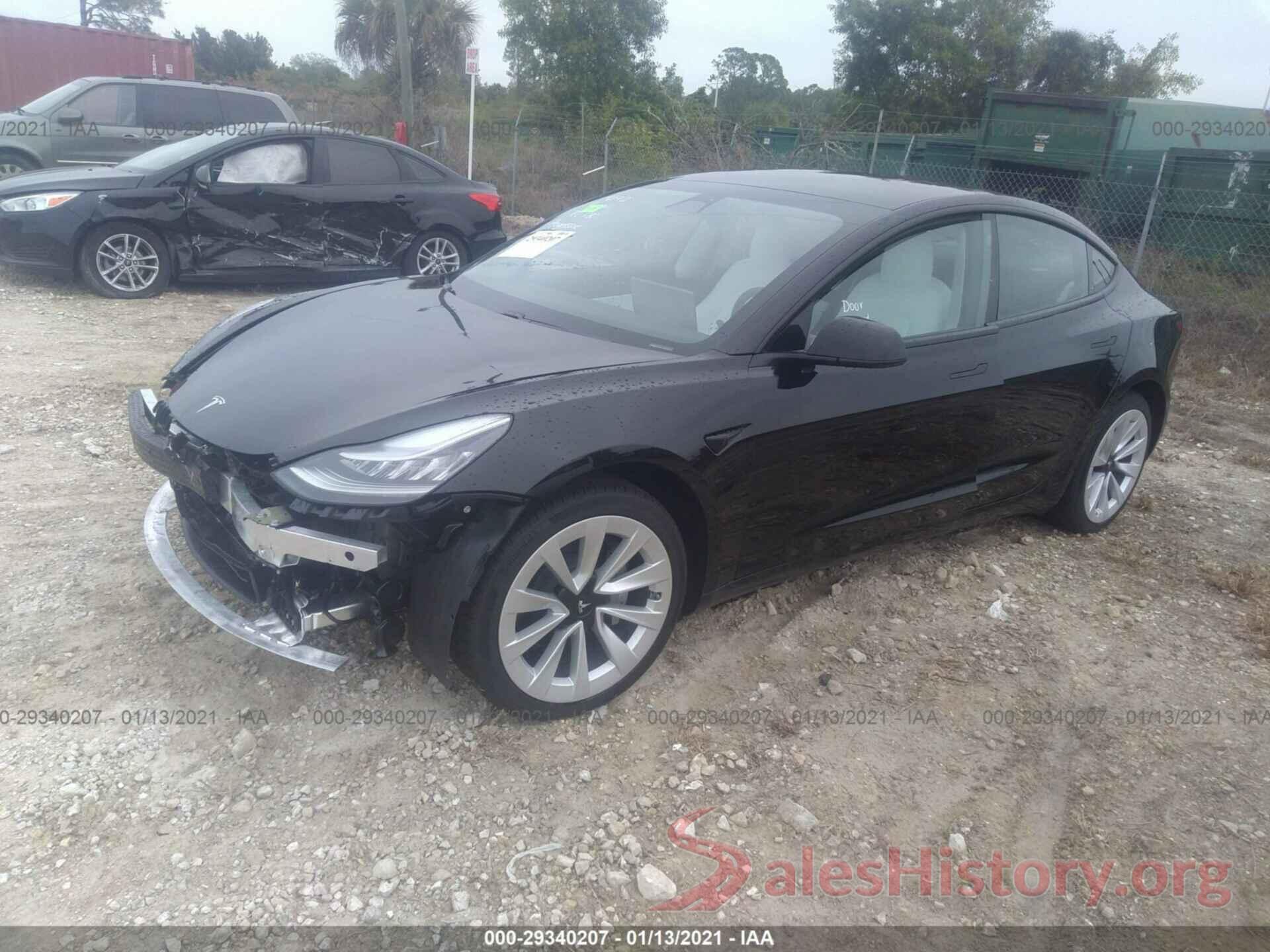 5YJ3E1EA4MF849920 2021 TESLA MODEL 3