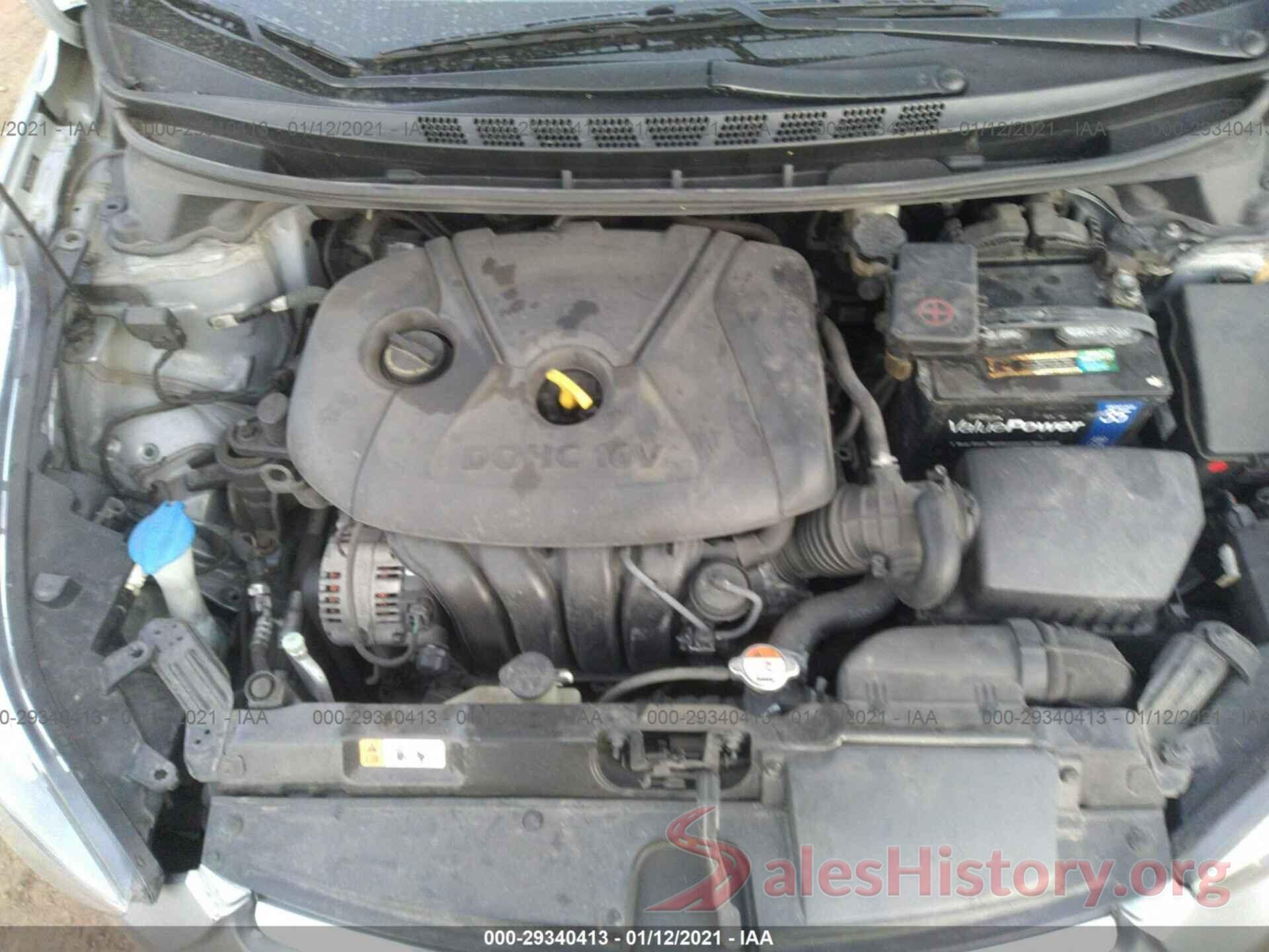 5NPDH4AE4GH733385 2016 HYUNDAI ELANTRA