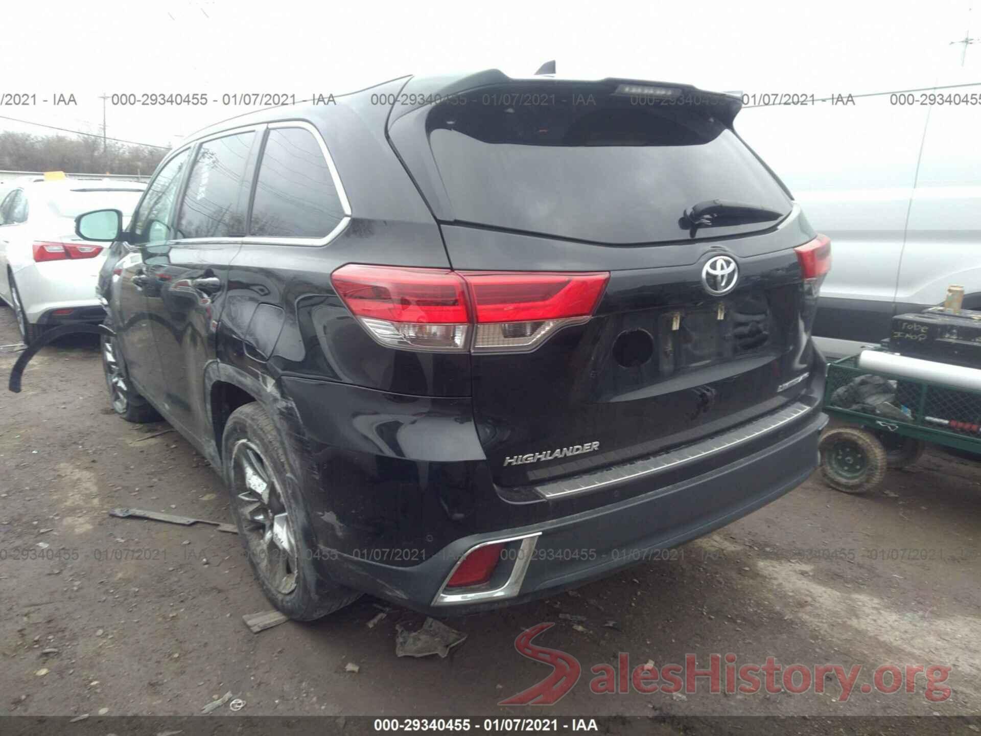 5TDDZRFH5HS421424 2017 TOYOTA HIGHLANDER