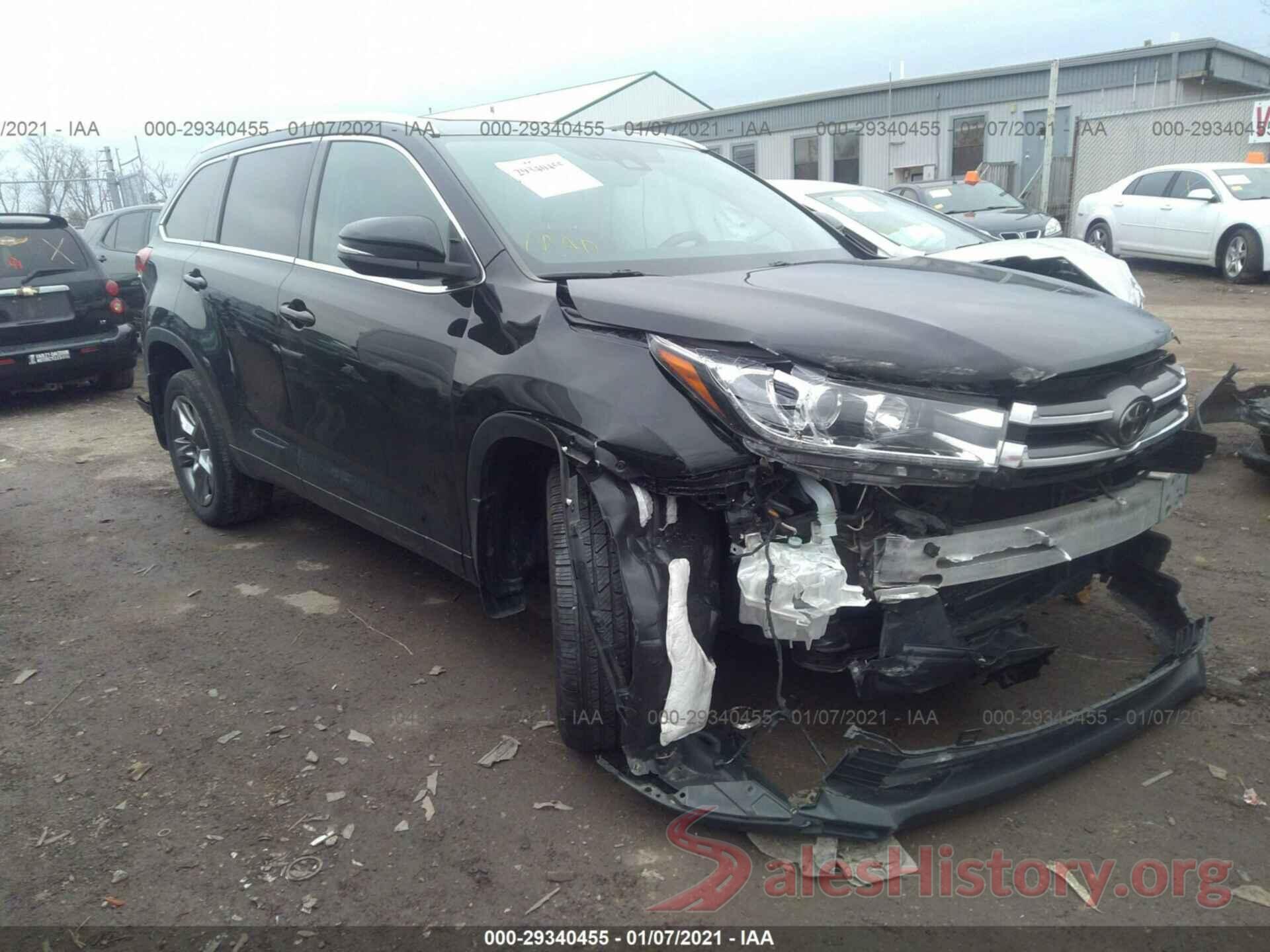 5TDDZRFH5HS421424 2017 TOYOTA HIGHLANDER