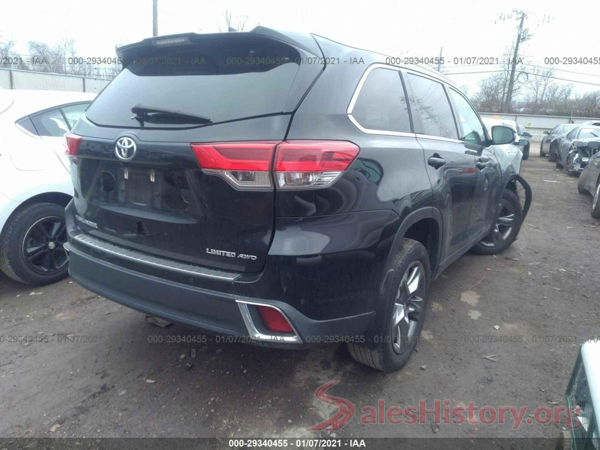 5TDDZRFH5HS421424 2017 TOYOTA HIGHLANDER