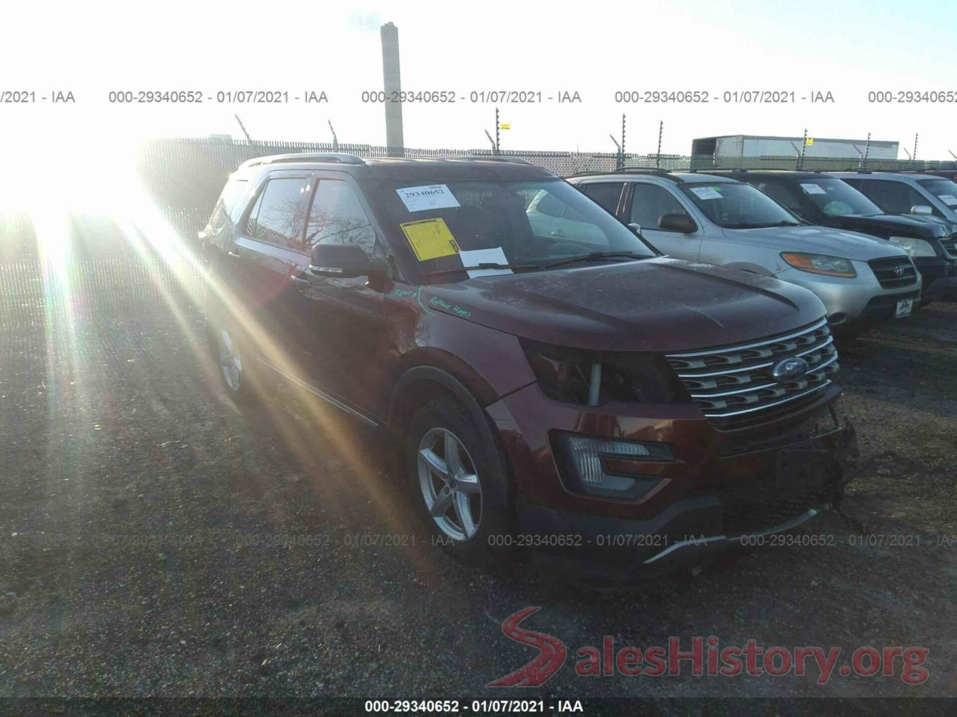 1FM5K8D88GGC29277 2016 FORD EXPLORER