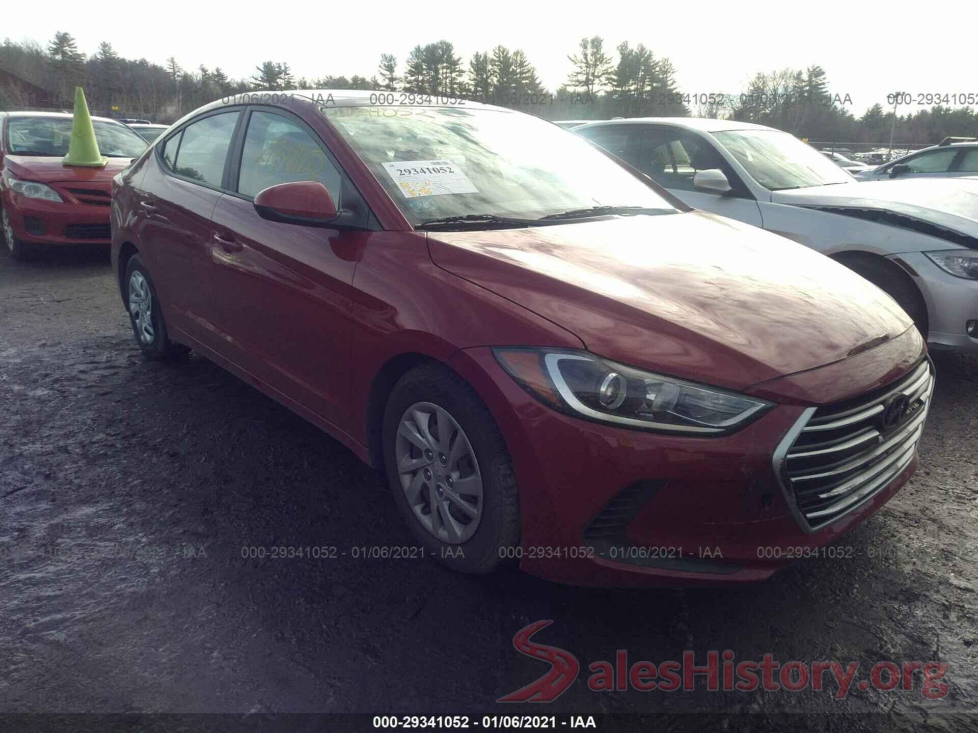 KMHD74LF1HU091672 2017 HYUNDAI ELANTRA