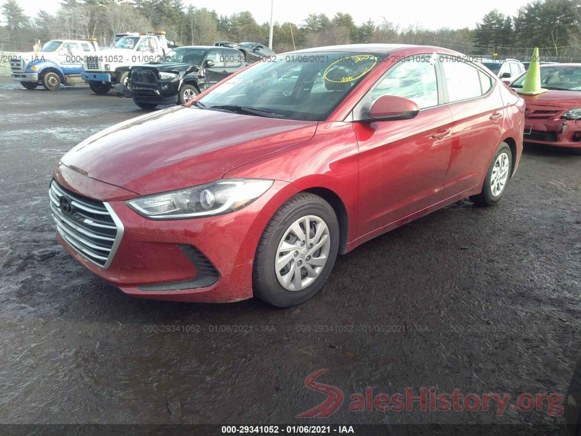 KMHD74LF1HU091672 2017 HYUNDAI ELANTRA