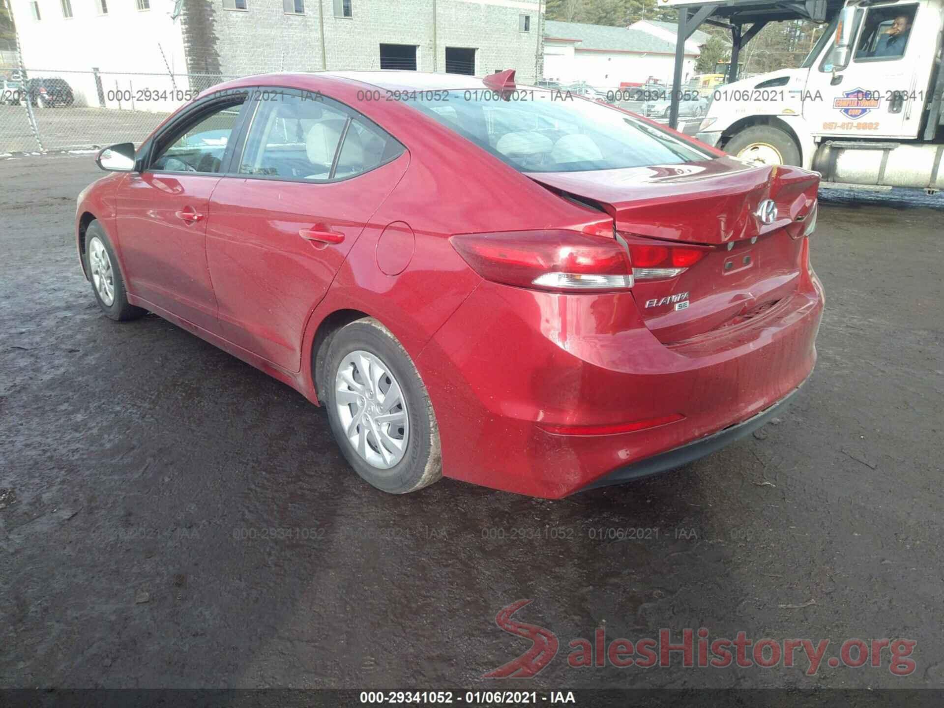 KMHD74LF1HU091672 2017 HYUNDAI ELANTRA