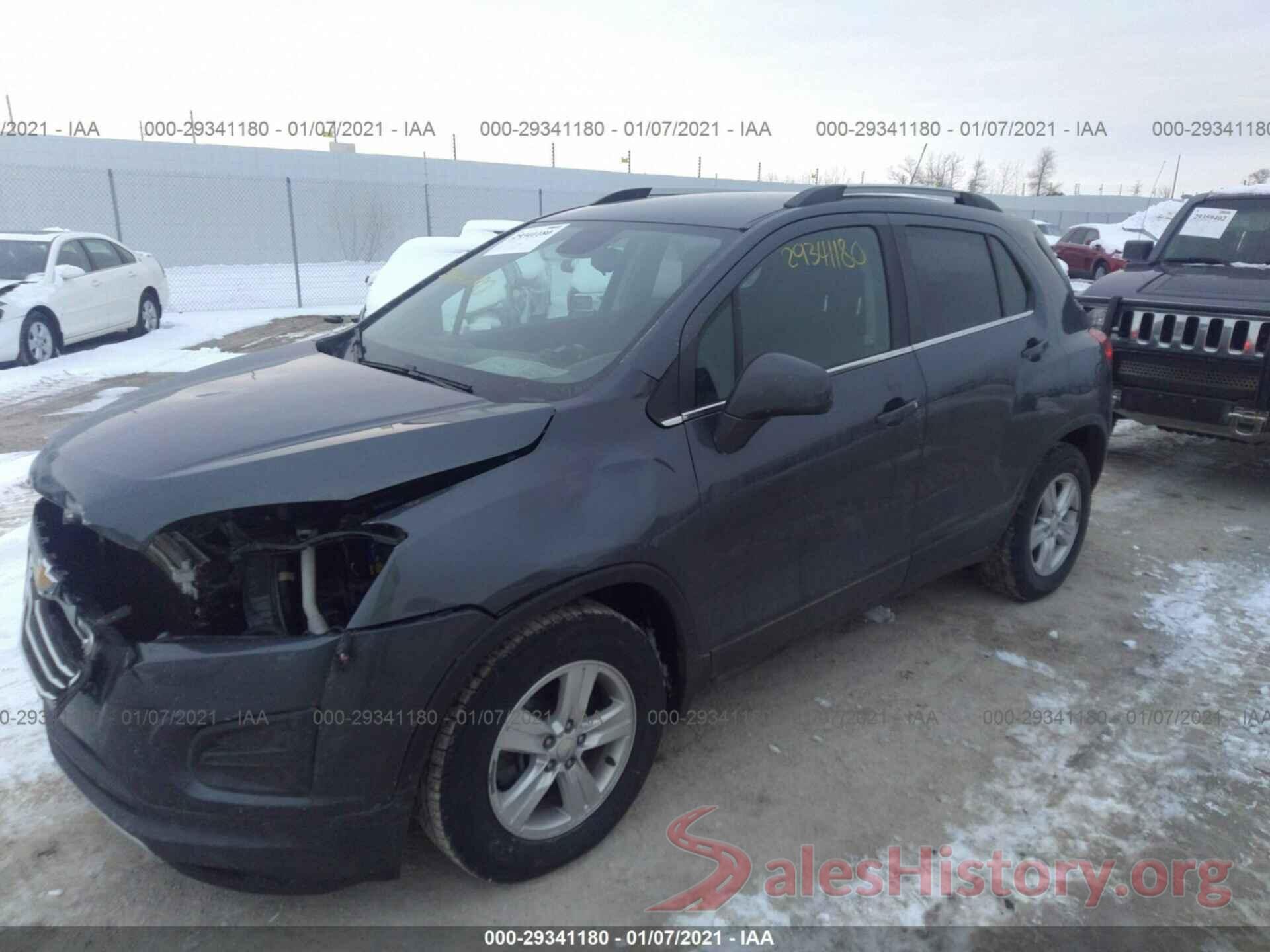 3GNCJLSB8GL119073 2016 CHEVROLET TRAX