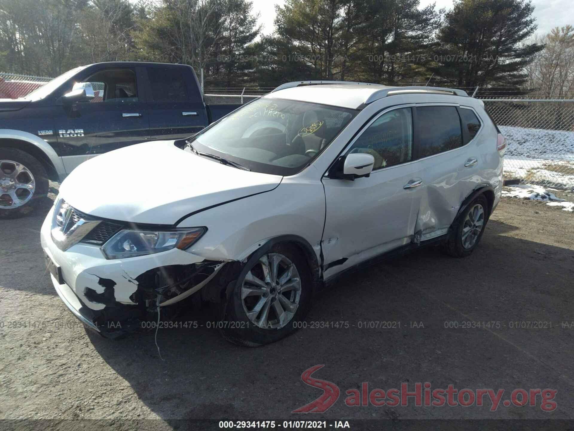 KNMAT2MV5GP710042 2016 NISSAN ROGUE