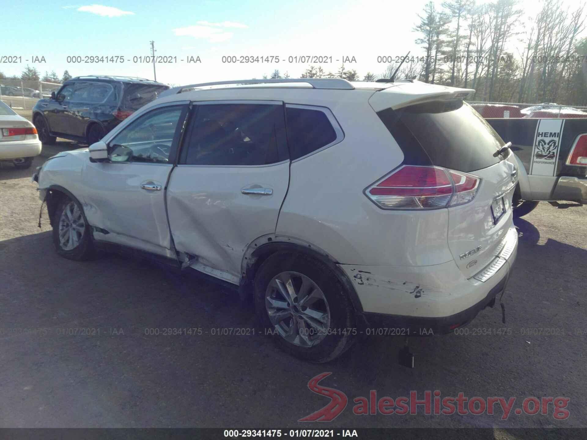 KNMAT2MV5GP710042 2016 NISSAN ROGUE