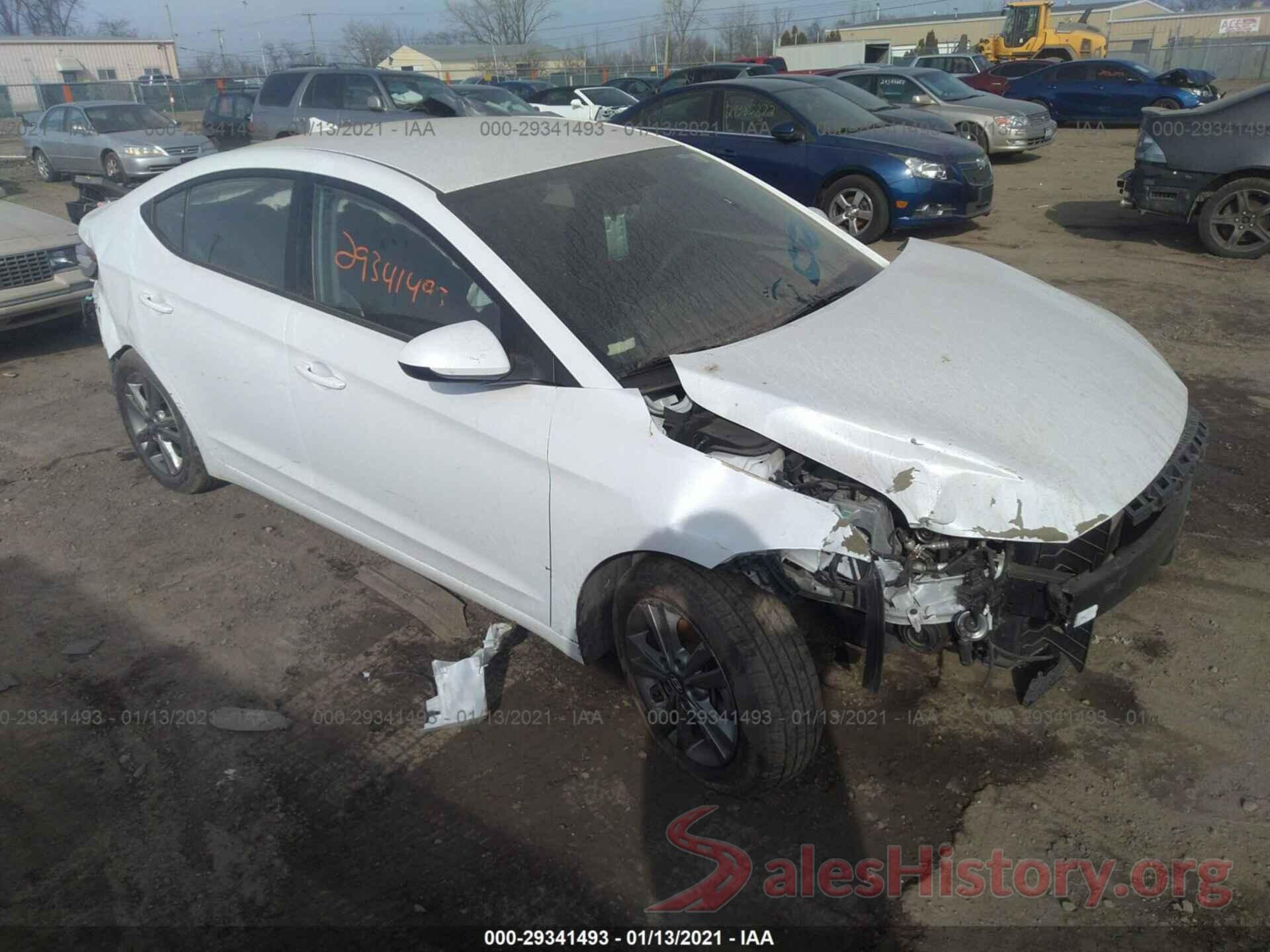 5NPD84LF7JH317909 2018 HYUNDAI ELANTRA