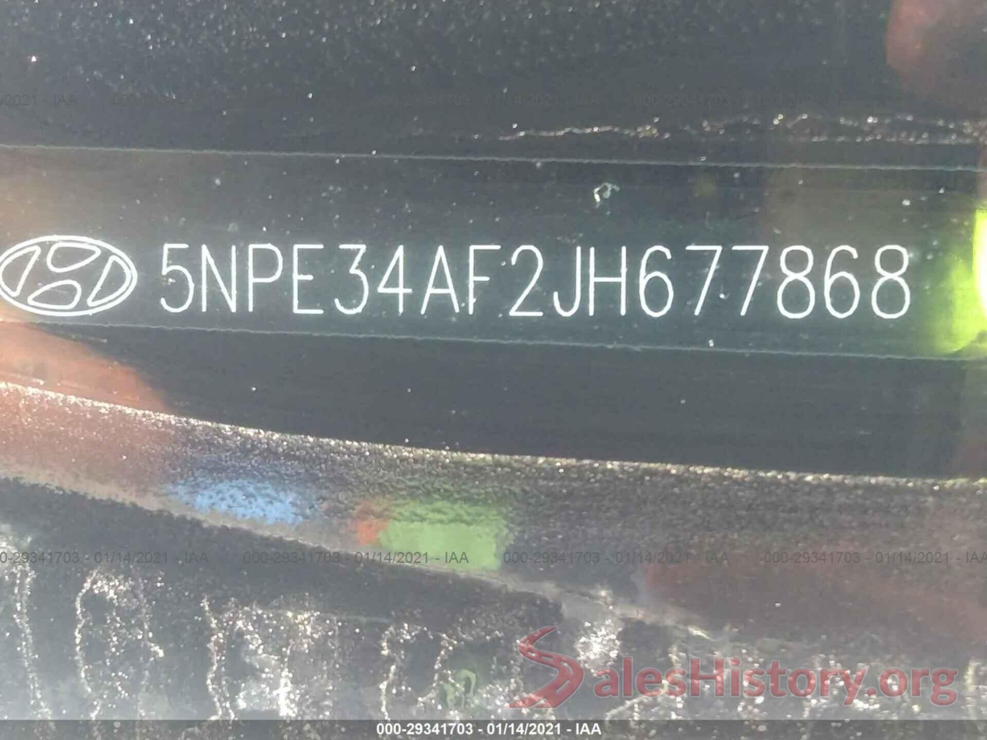 5NPE34AF2JH677868 2018 HYUNDAI SONATA