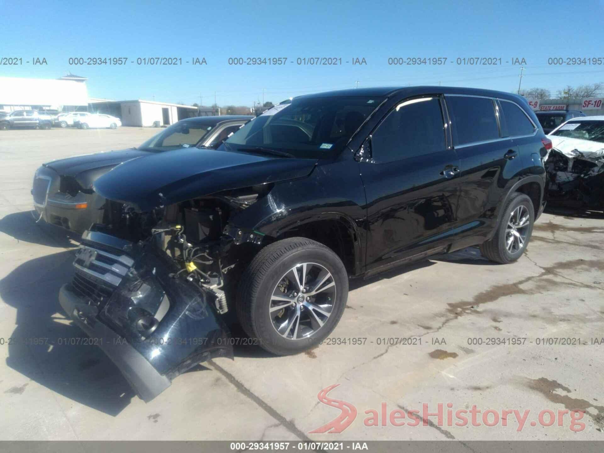 5TDZZRFH5HS221262 2017 TOYOTA HIGHLANDER