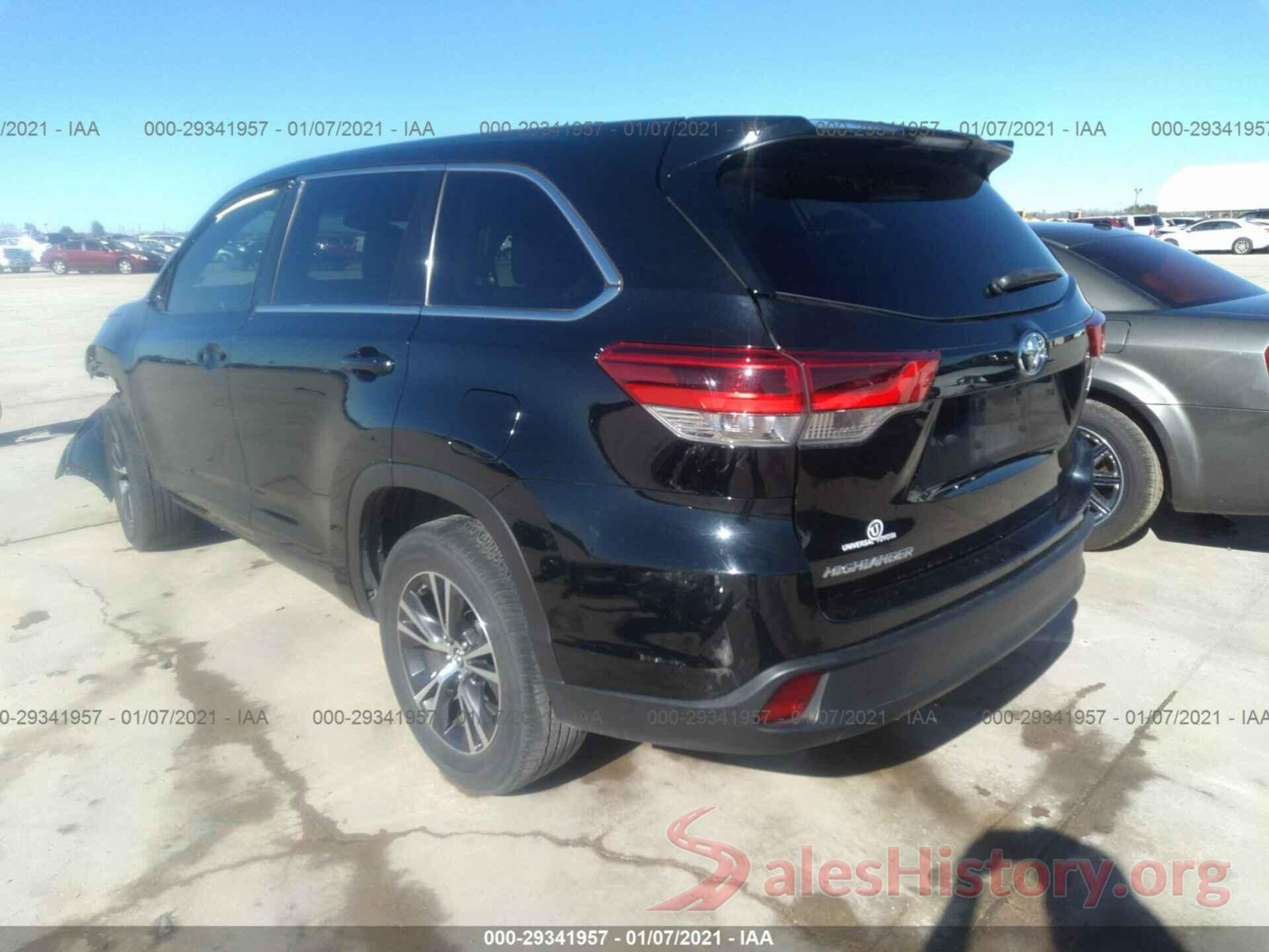 5TDZZRFH5HS221262 2017 TOYOTA HIGHLANDER