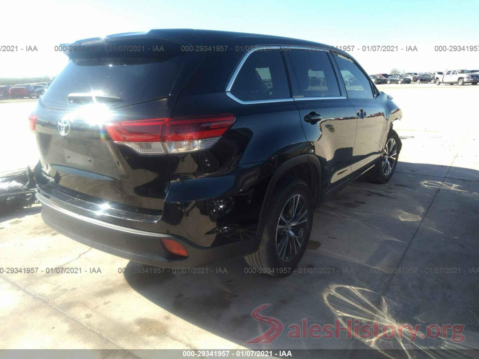 5TDZZRFH5HS221262 2017 TOYOTA HIGHLANDER