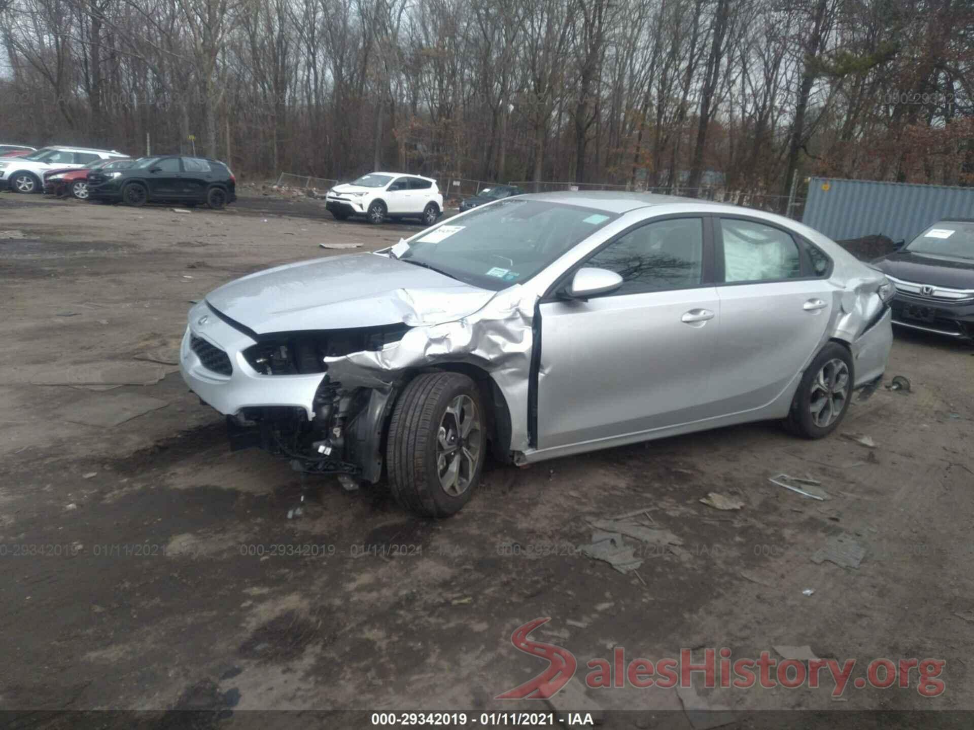 3KPF24AD3LE191955 2020 KIA FORTE