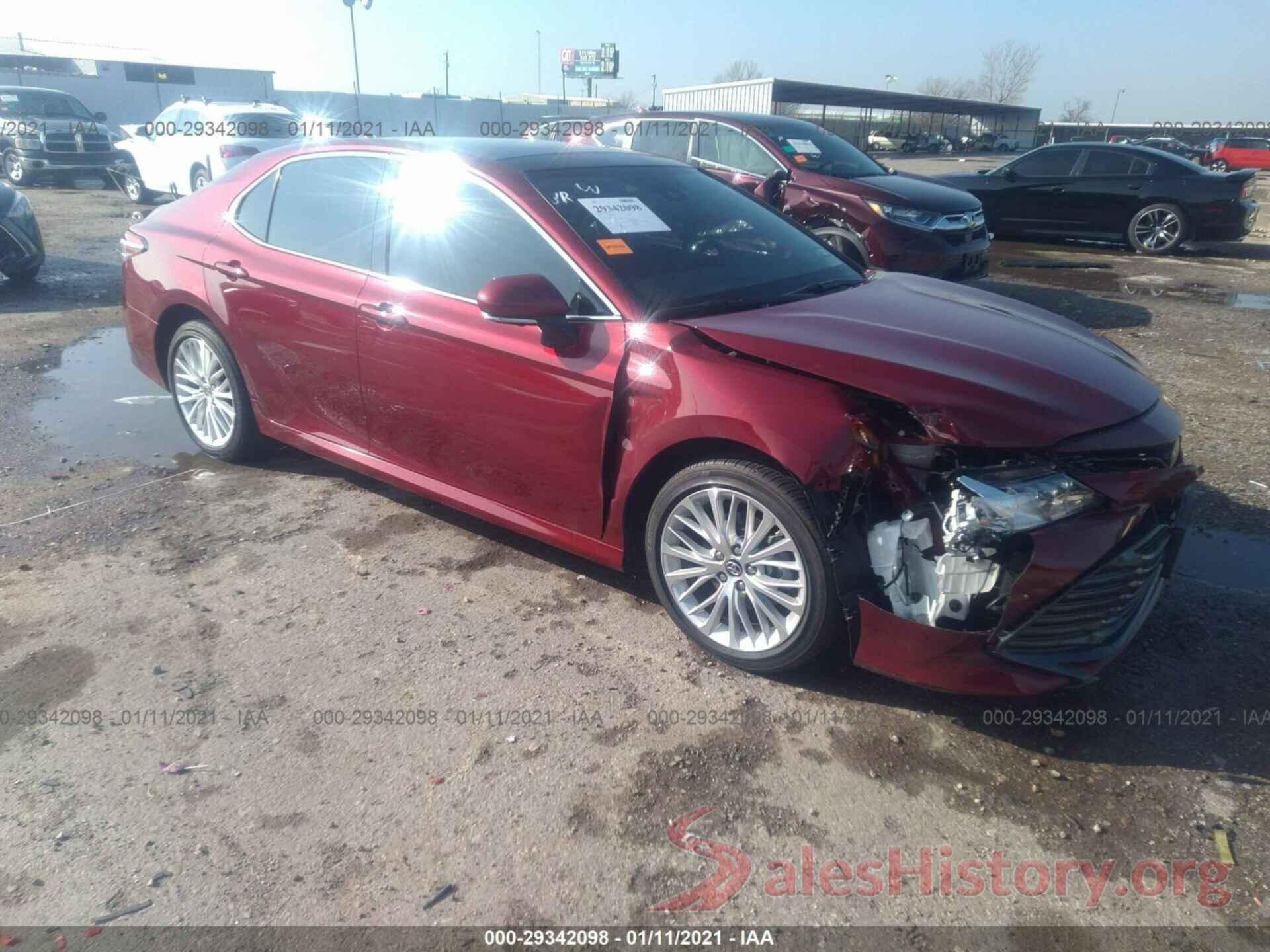 4T1B11HK2KU701616 2019 TOYOTA CAMRY