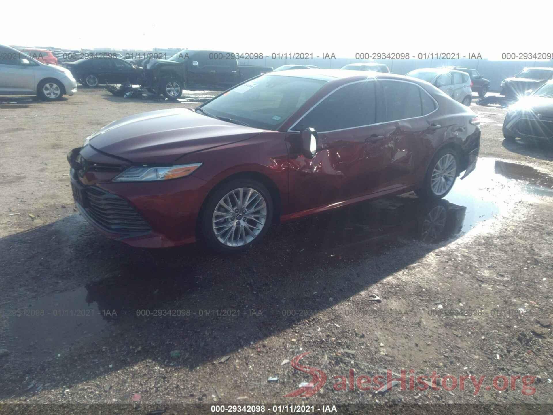 4T1B11HK2KU701616 2019 TOYOTA CAMRY