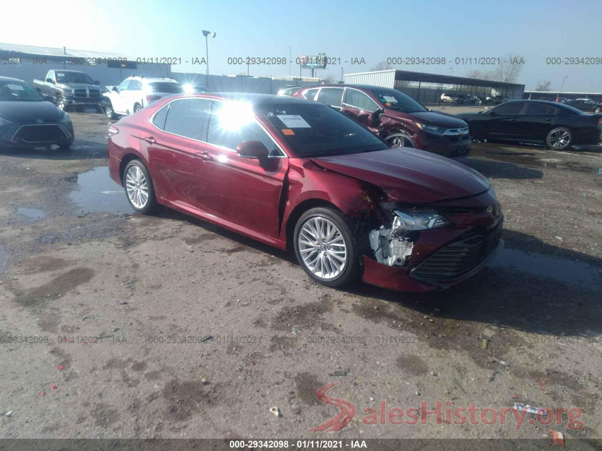 4T1B11HK2KU701616 2019 TOYOTA CAMRY