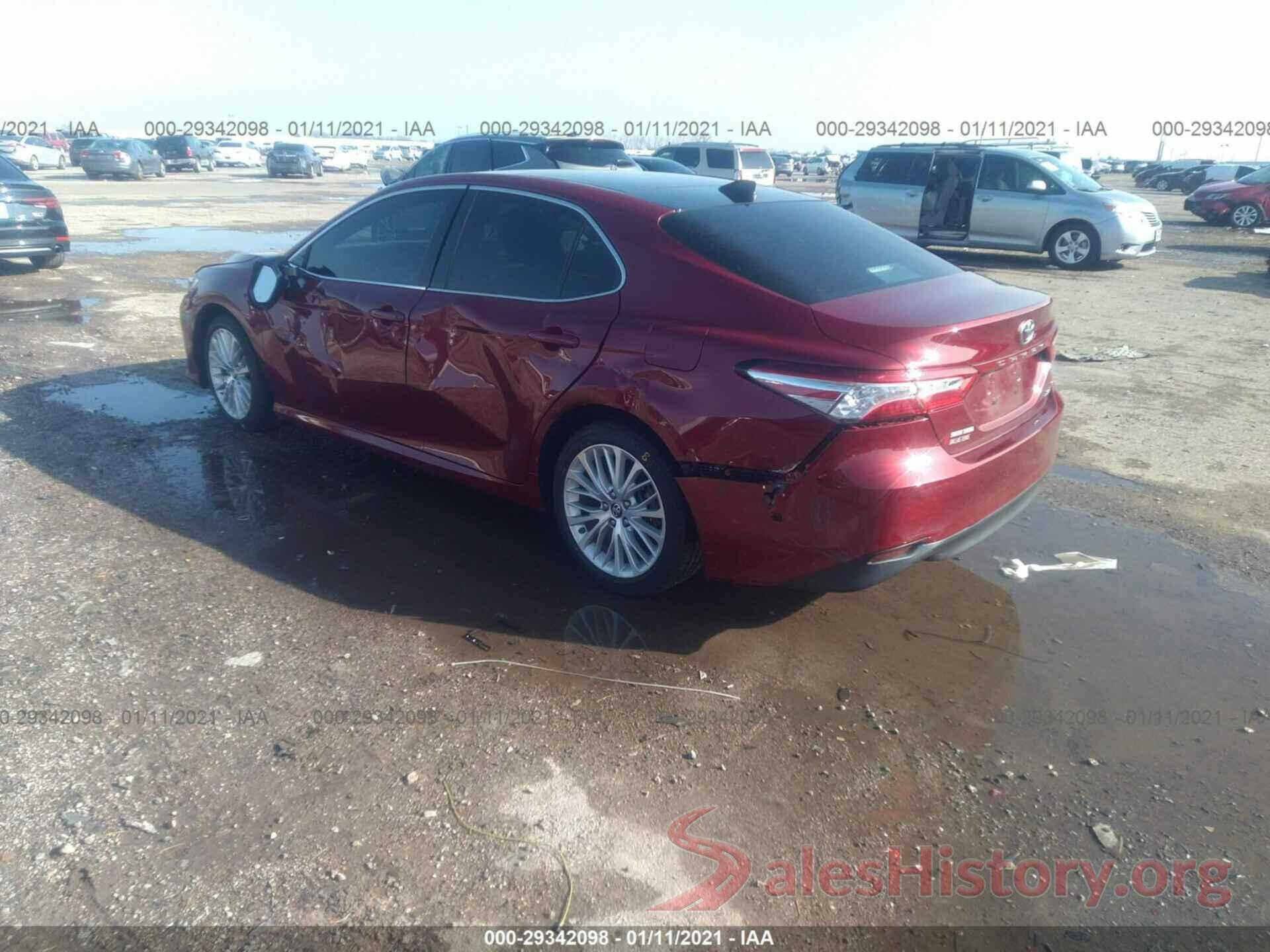 4T1B11HK2KU701616 2019 TOYOTA CAMRY