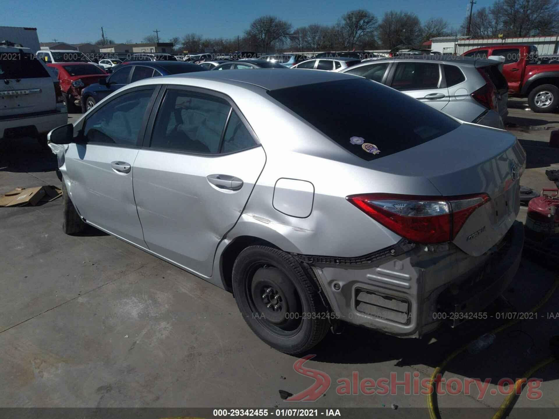 5YFBURHE2GP384316 2016 TOYOTA COROLLA