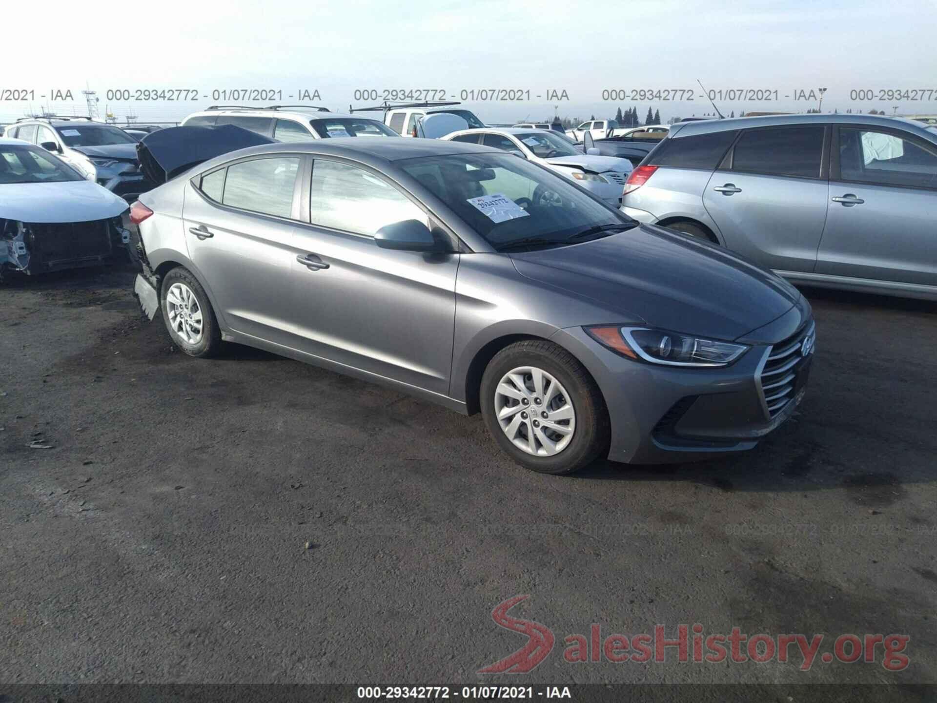 5NPD74LF4JH351521 2018 HYUNDAI ELANTRA