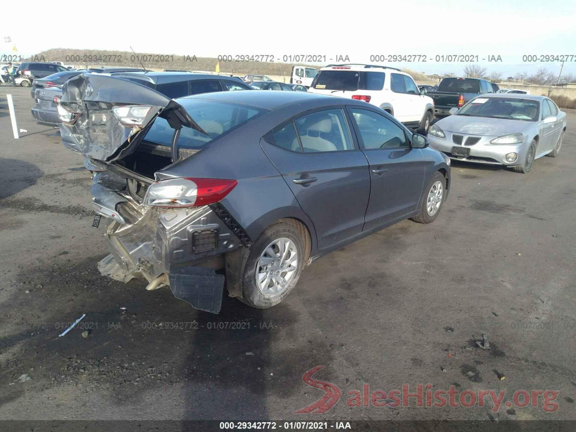 5NPD74LF4JH351521 2018 HYUNDAI ELANTRA