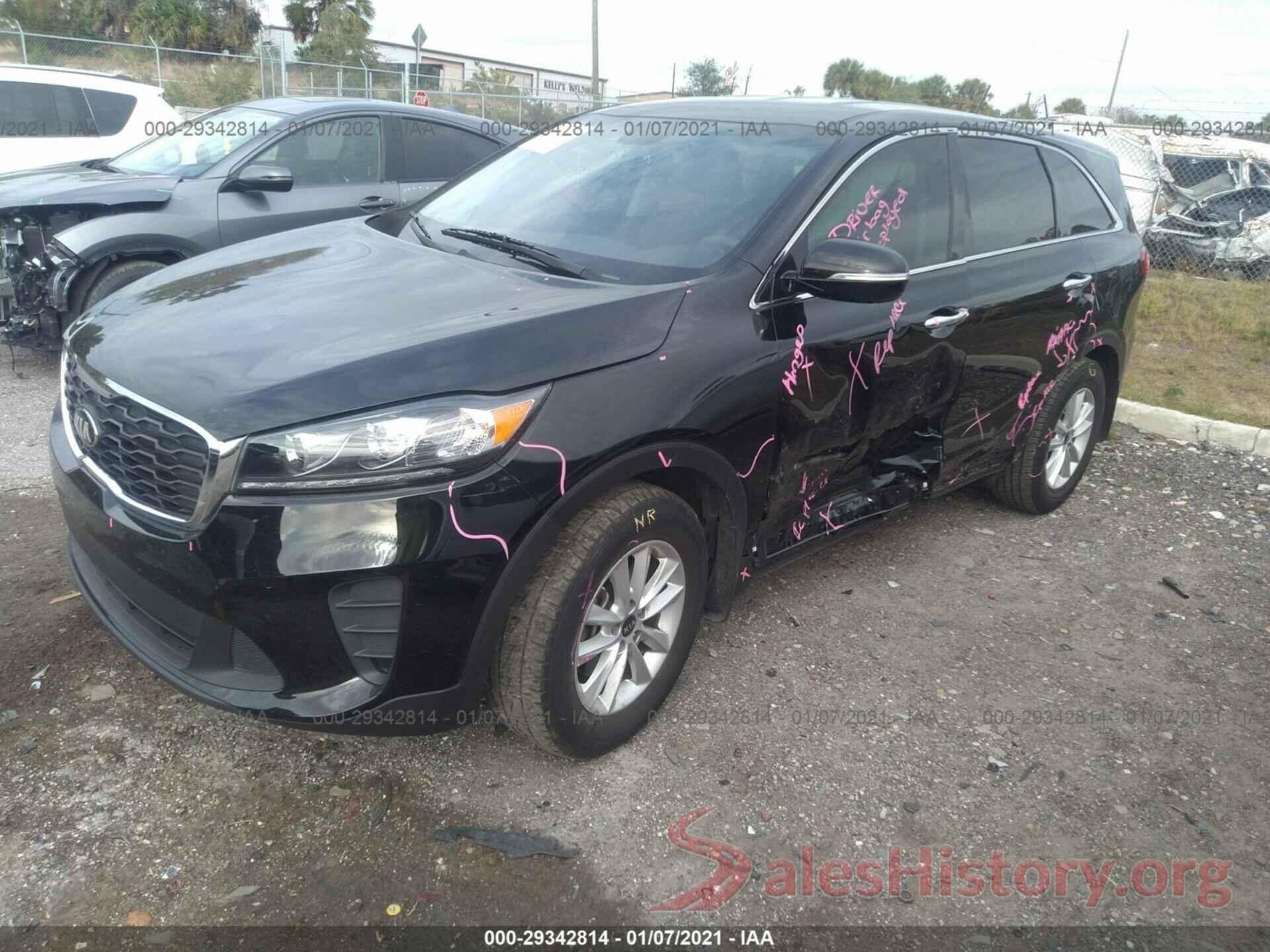 5XYPG4A36KG577929 2019 KIA SORENTO