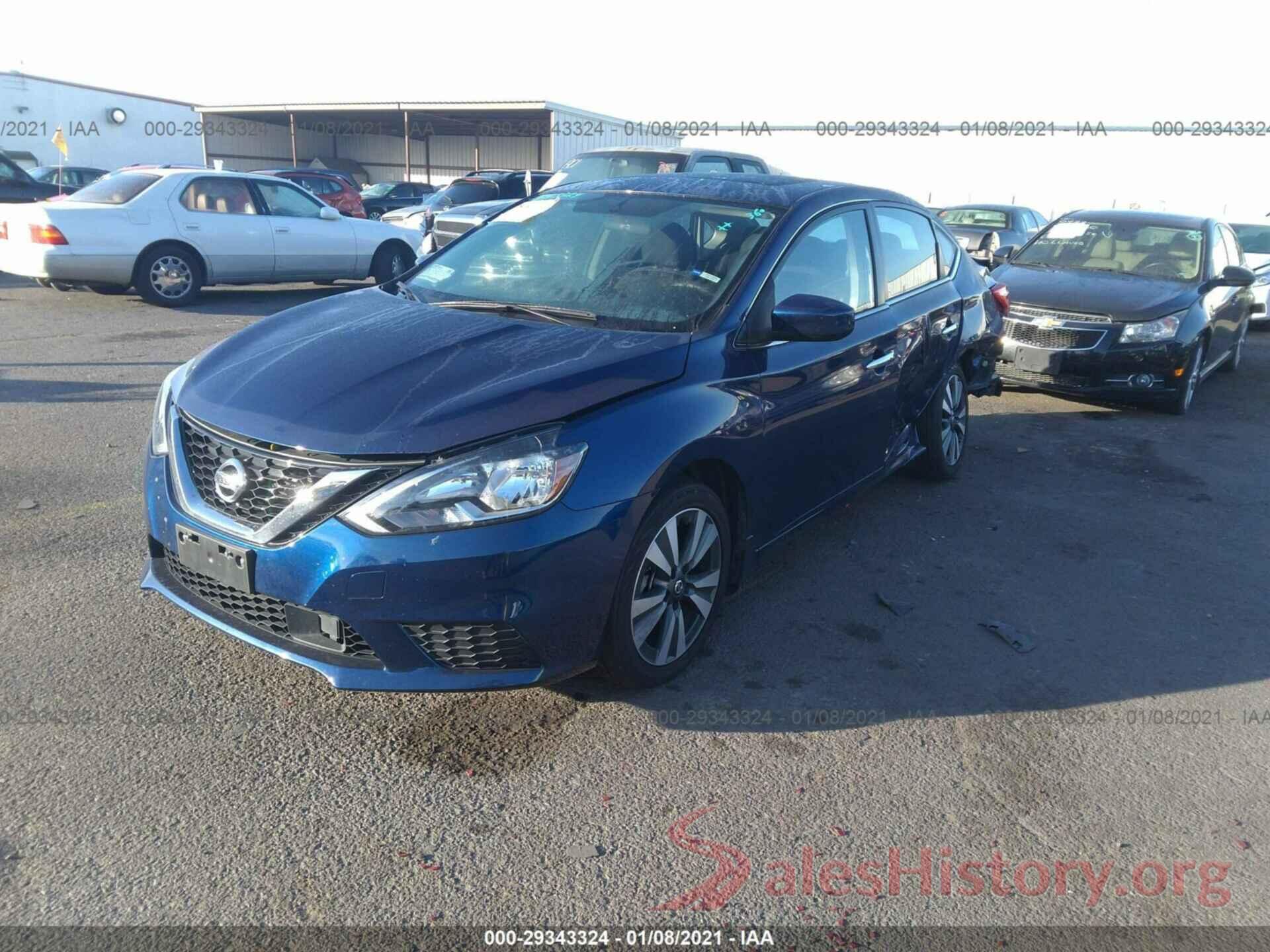 3N1AB7AP7KY225840 2019 NISSAN SENTRA