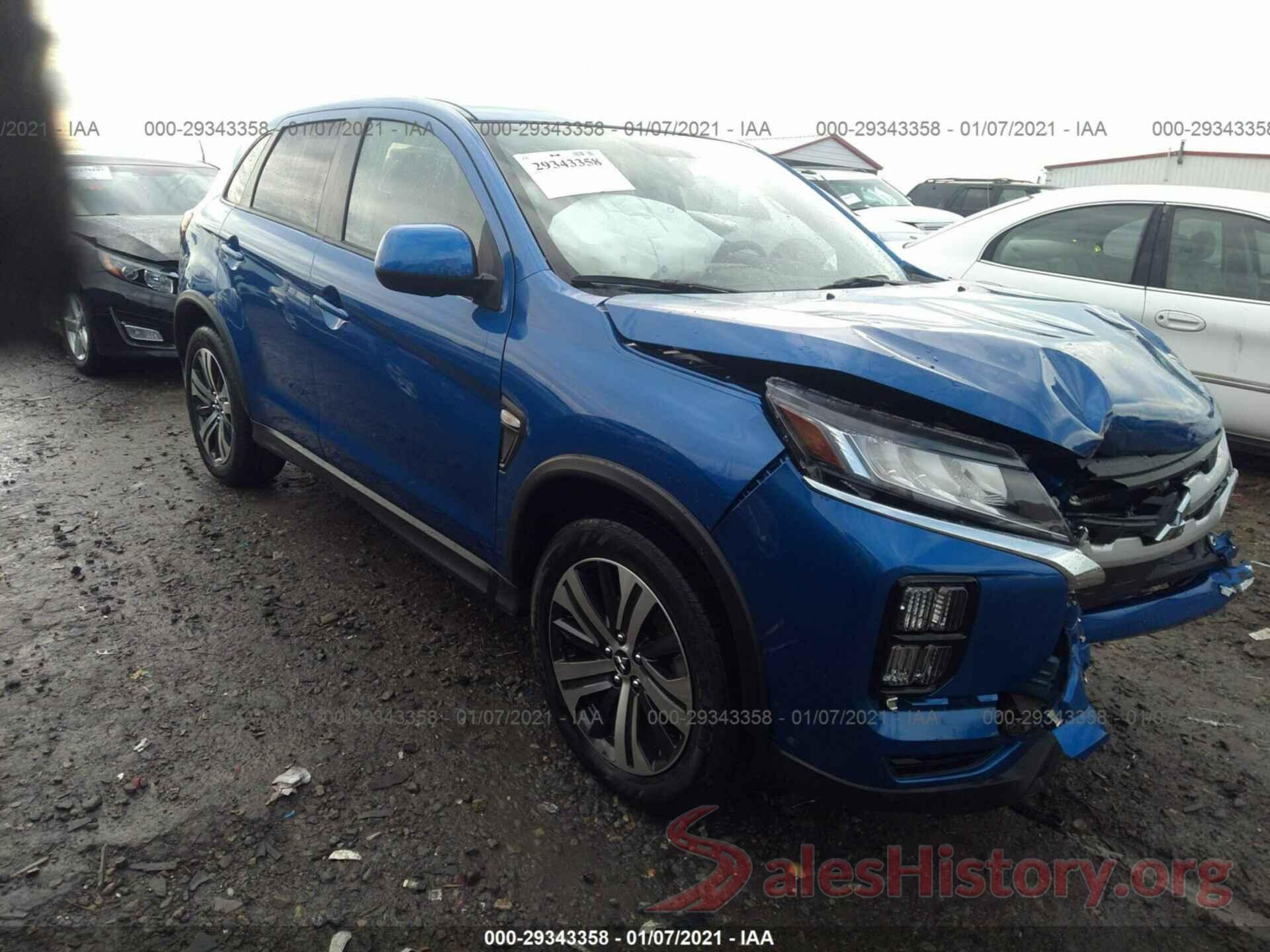 JA4AP3AU7LU002127 2020 MITSUBISHI OUTLANDER SPORT