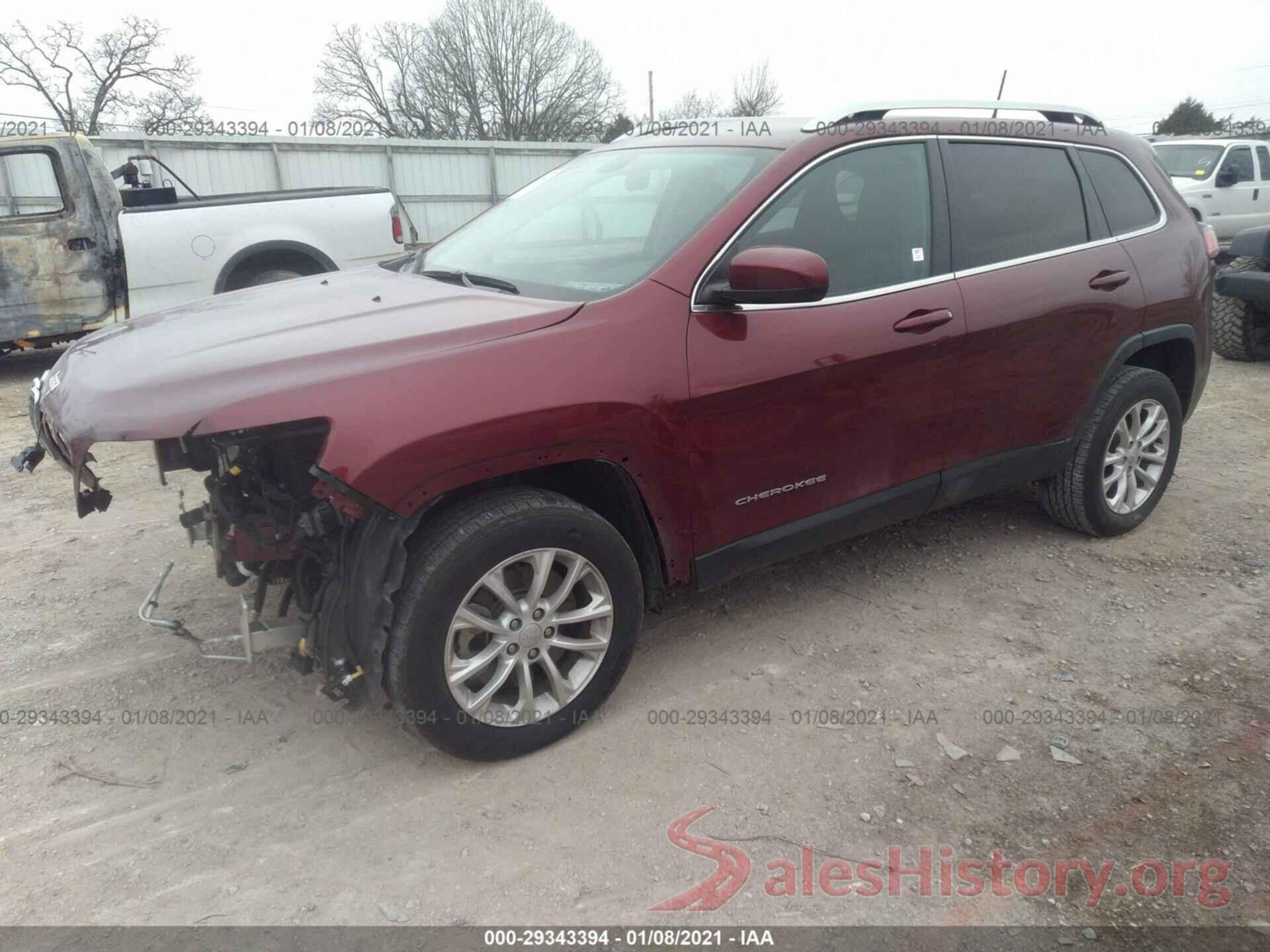 1C4PJLCB4KD438722 2019 JEEP CHEROKEE