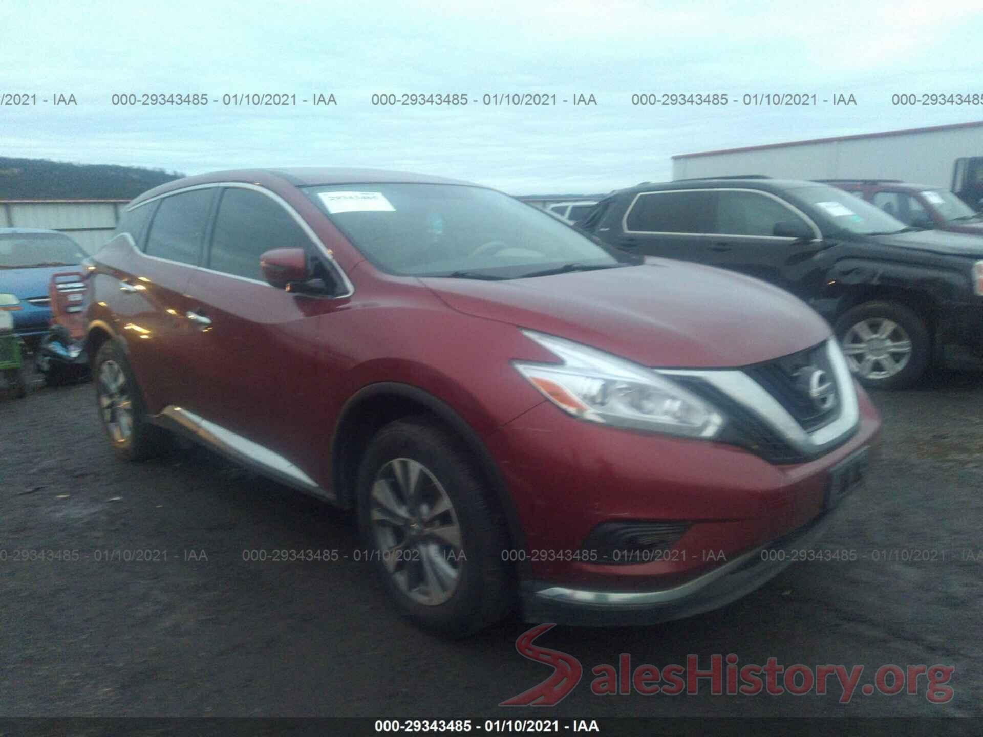 5N1AZ2MG4GN121409 2016 NISSAN MURANO